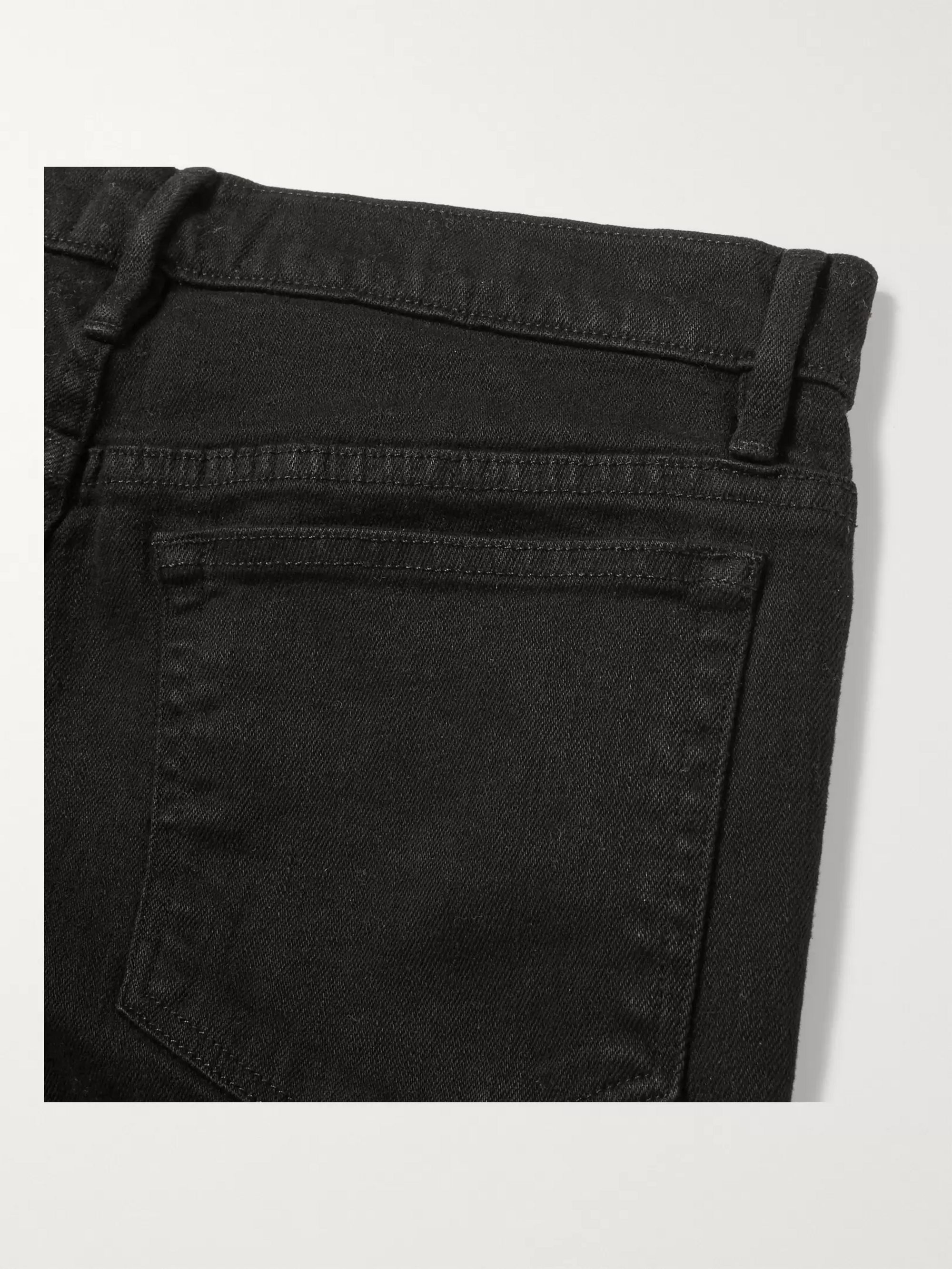 Black L'Homme Slim-Fit Denim Jeans | FRAME | MR PORTER