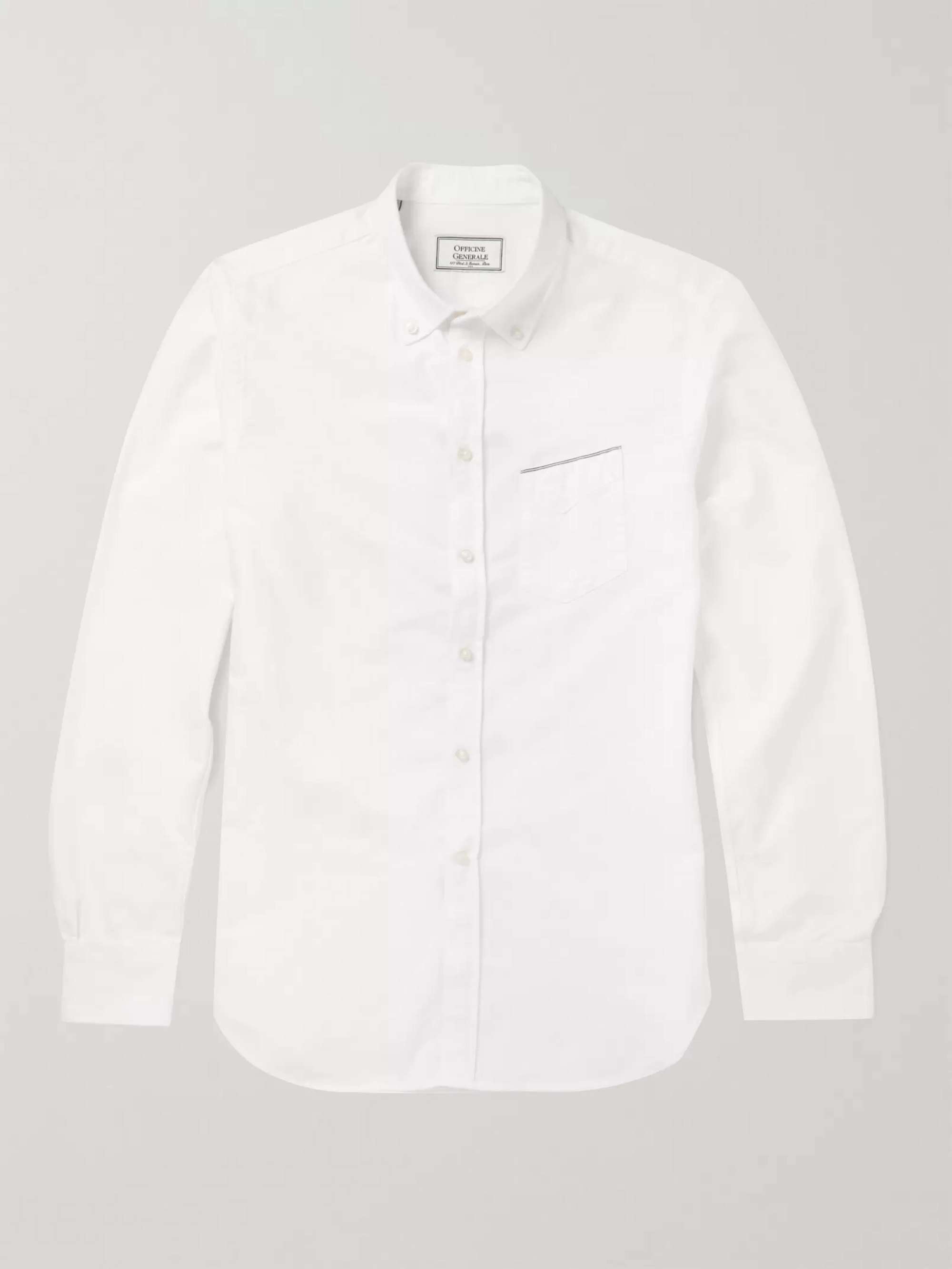 OFFICINE GÉNÉRALE Cotton Oxford Shirt