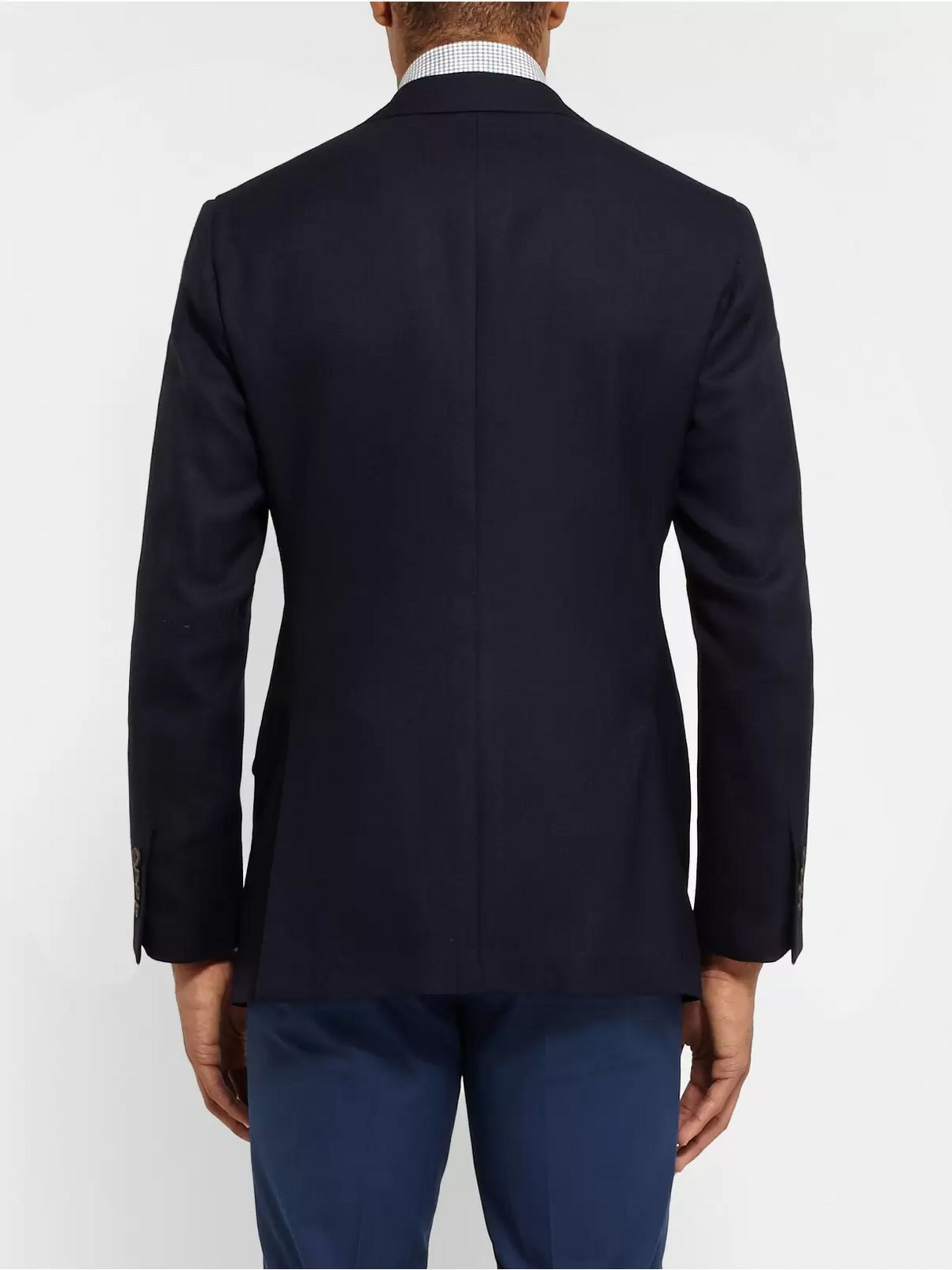 Navy Navy Curzon Slim-Fit Wool Blazer | THOM SWEENEY | MR PORTER