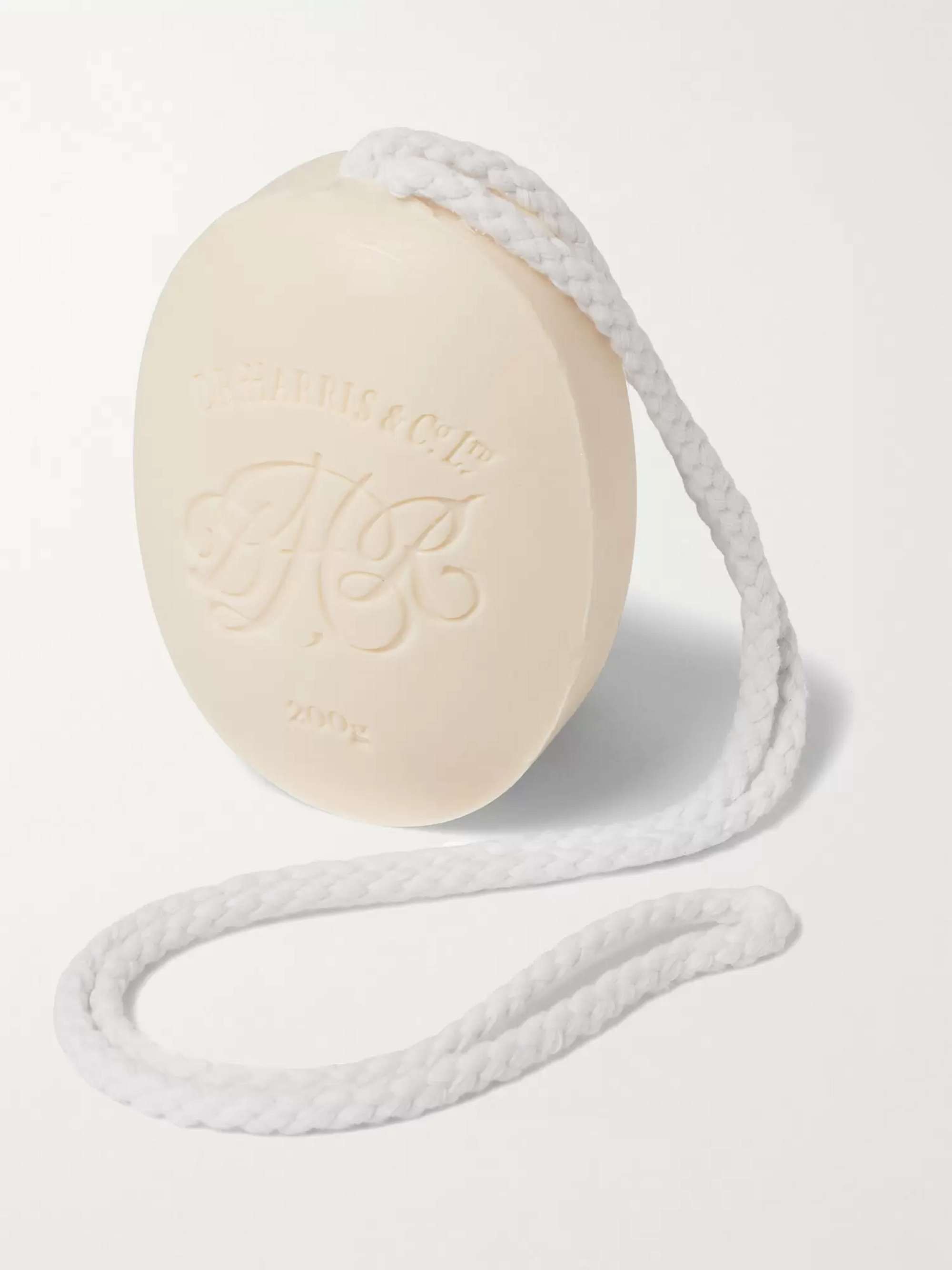 D R HARRIS Almond Oil Soap on a Rope, 200g
