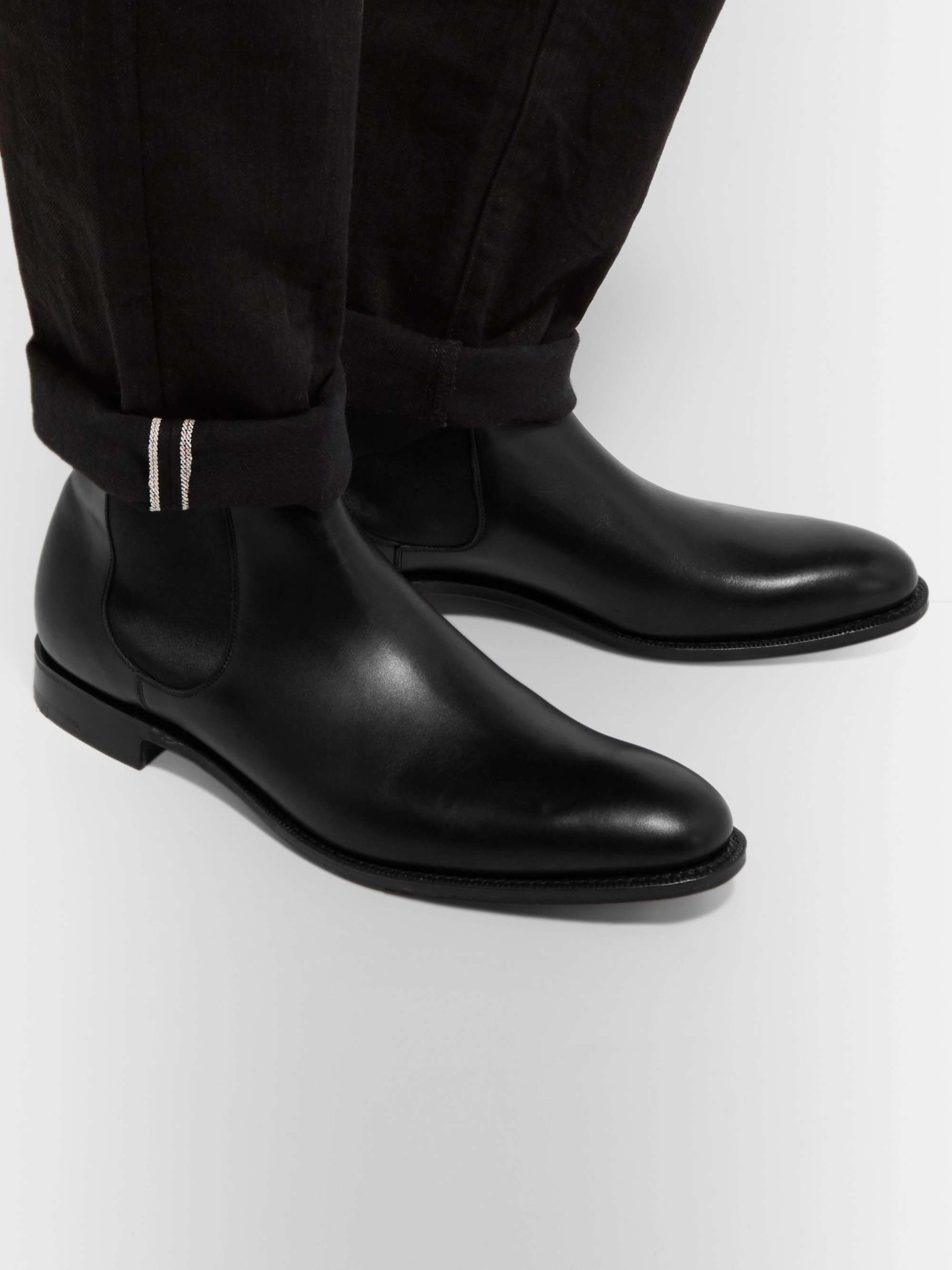 CHURCH'S Houston Leather Chelsea Boots