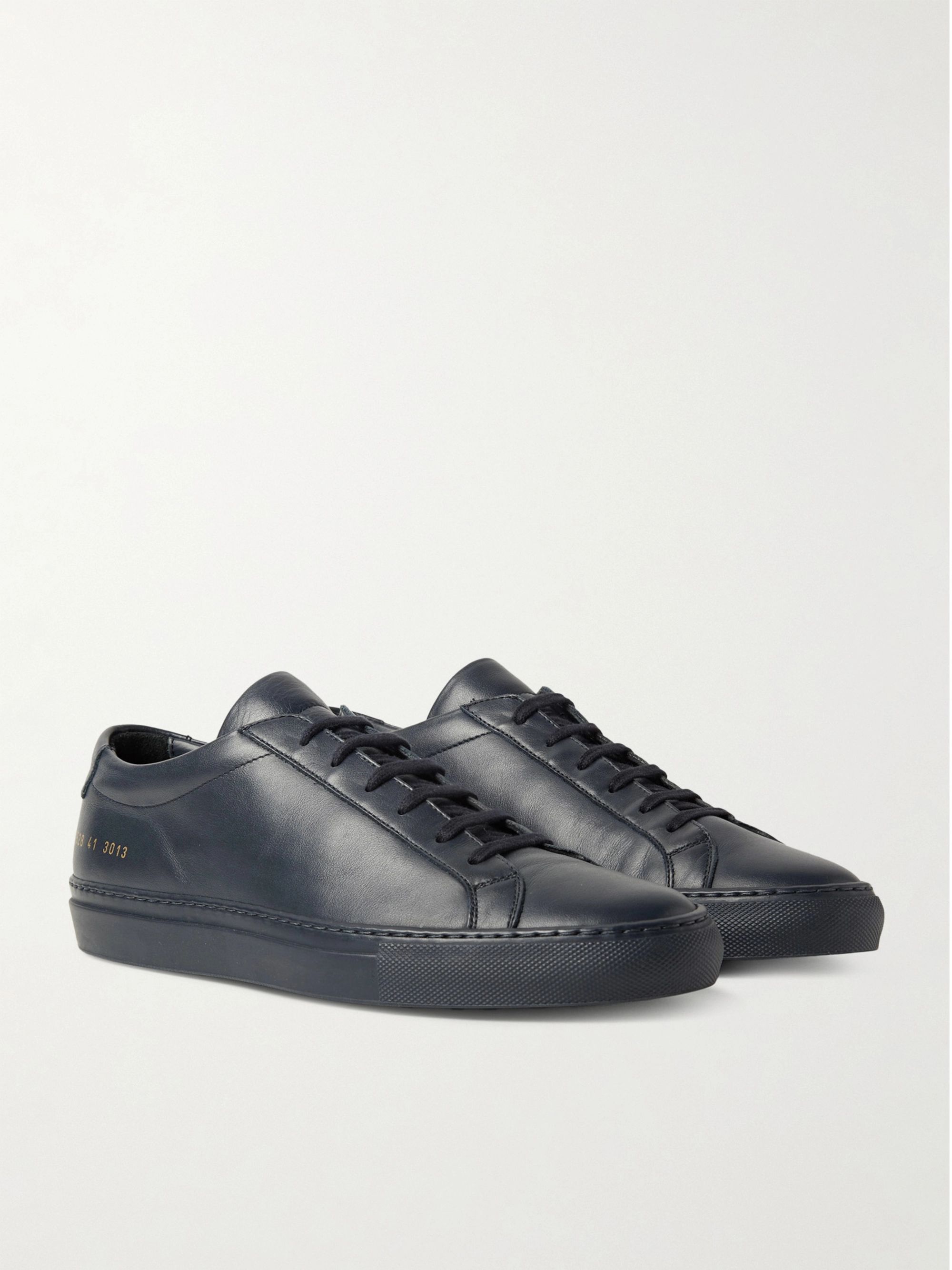 Navy Original Achilles Leather Sneakers 