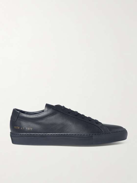 Navy Original Achilles Leather Sneakers | COMMON PROJECTS | MR PORTER