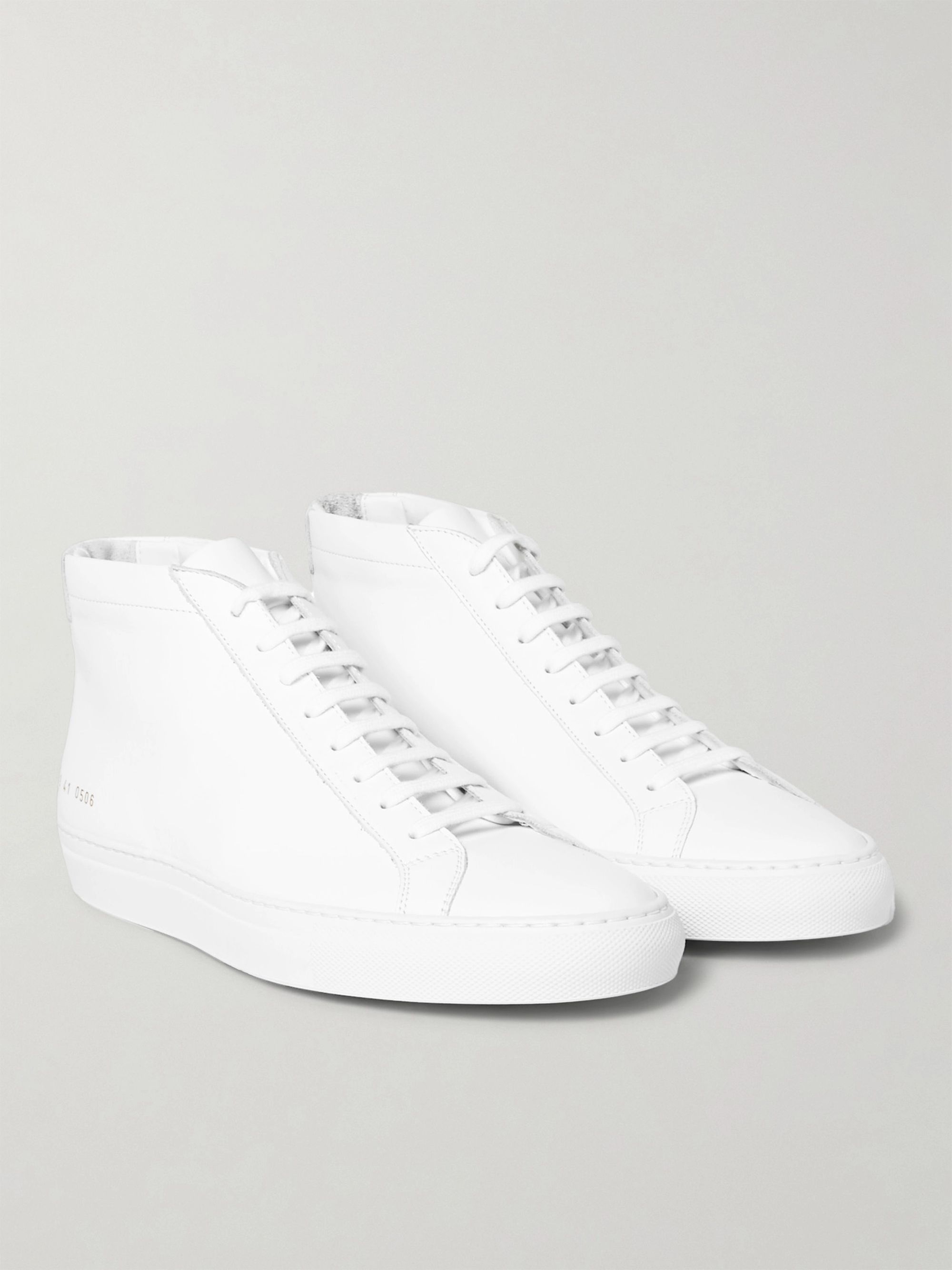 high sneakers white