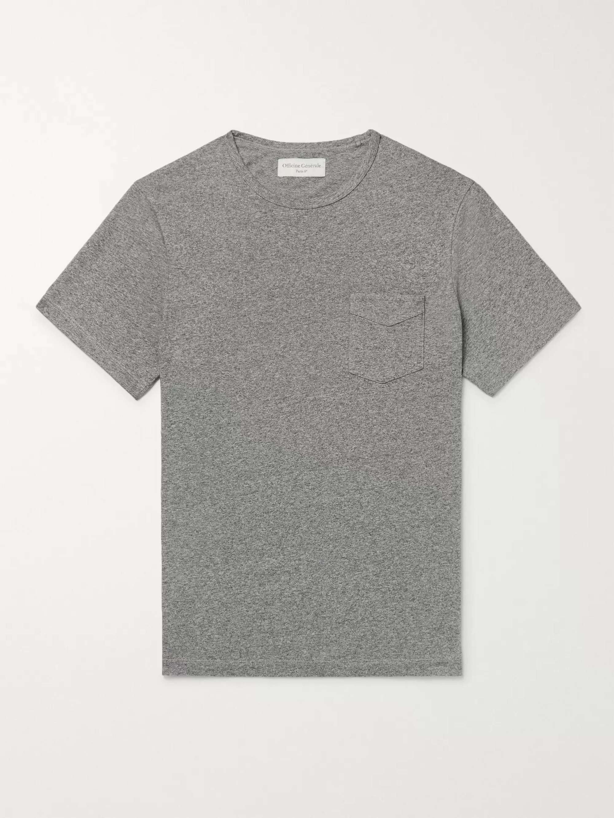 OFFICINE GÉNÉRALE Mélange Cotton-Jersey T-Shirt