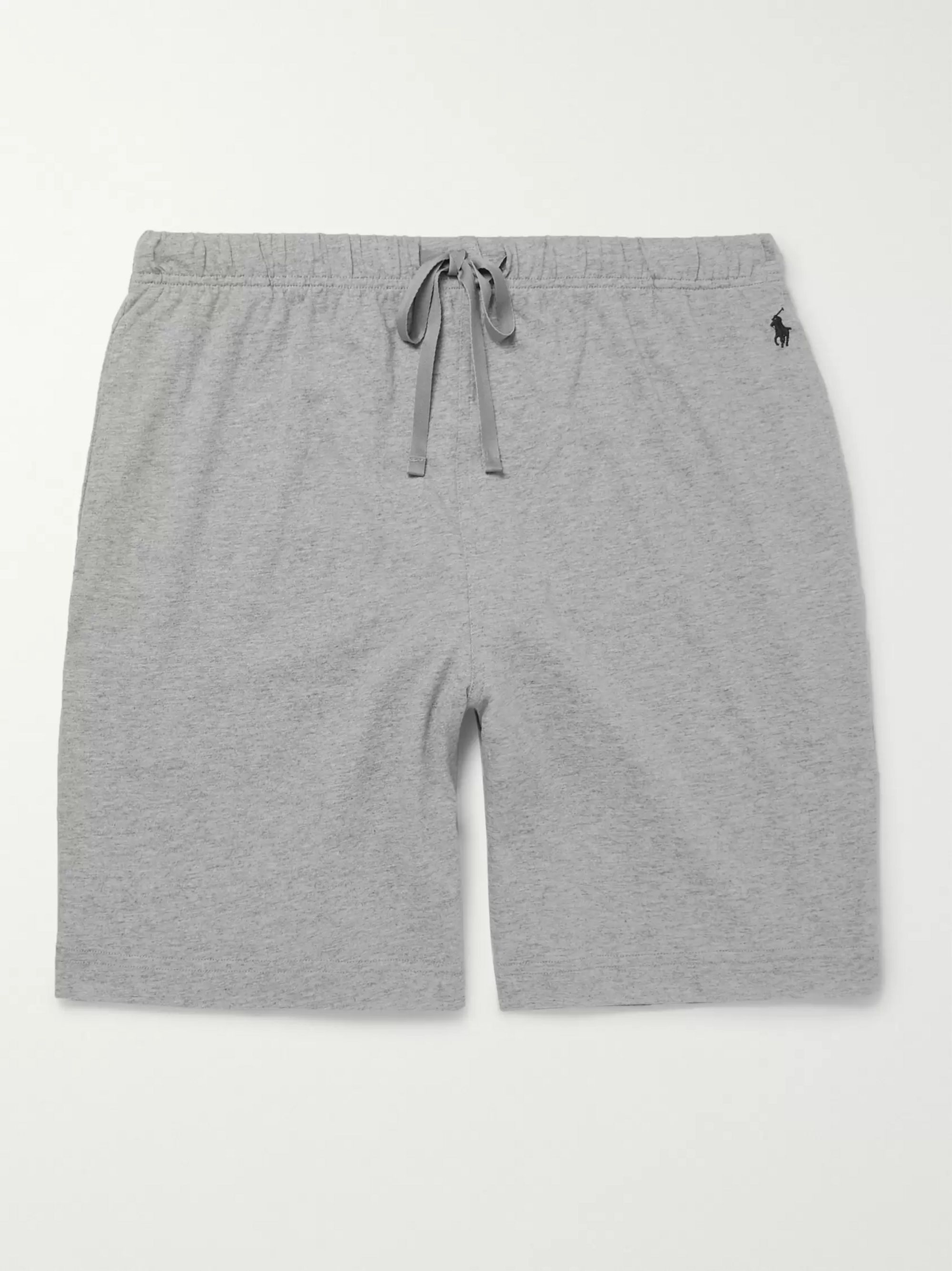 Gray Cotton-Jersey Pyjama Shorts | Polo 