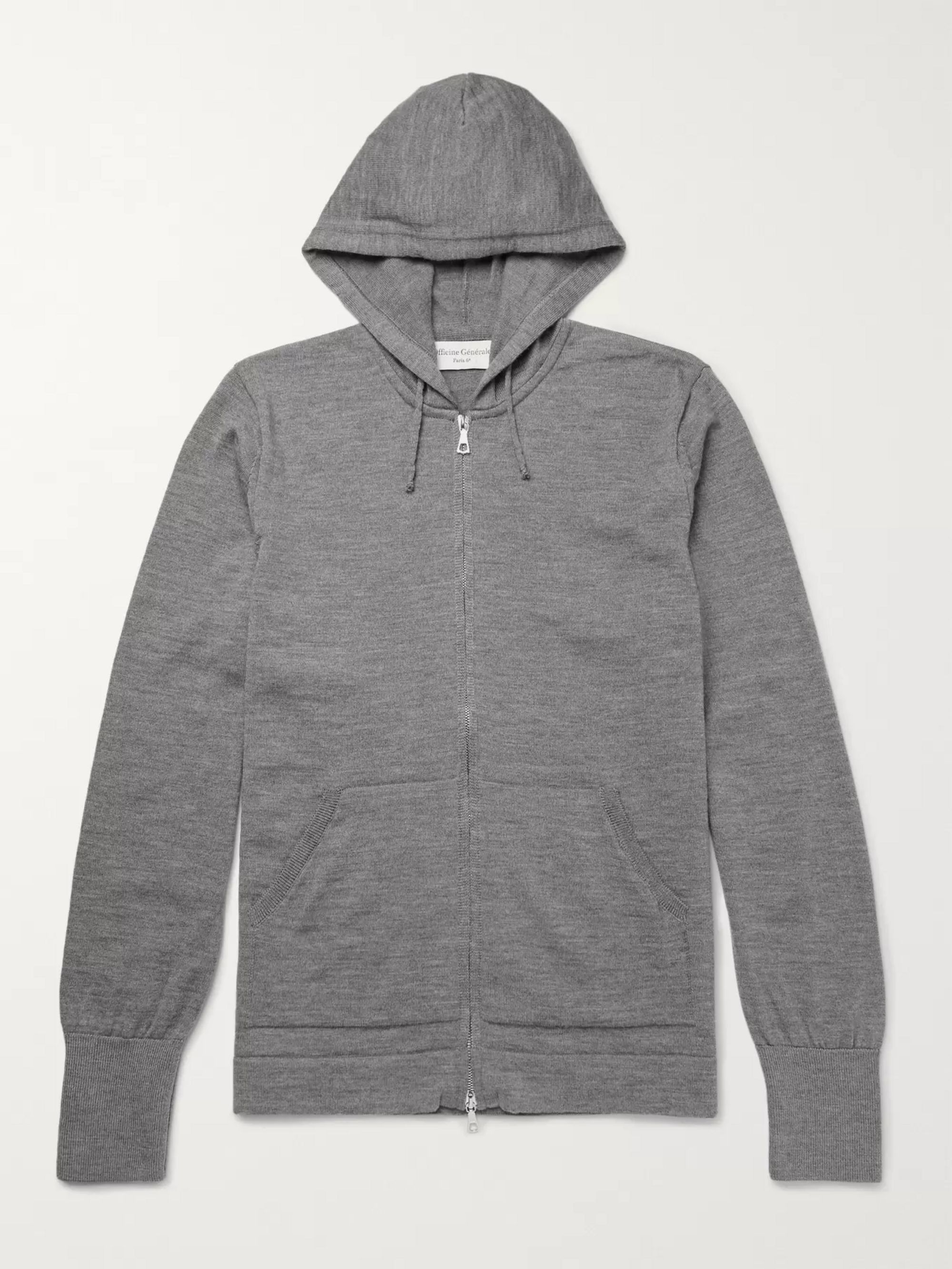 grey zip up hoodie