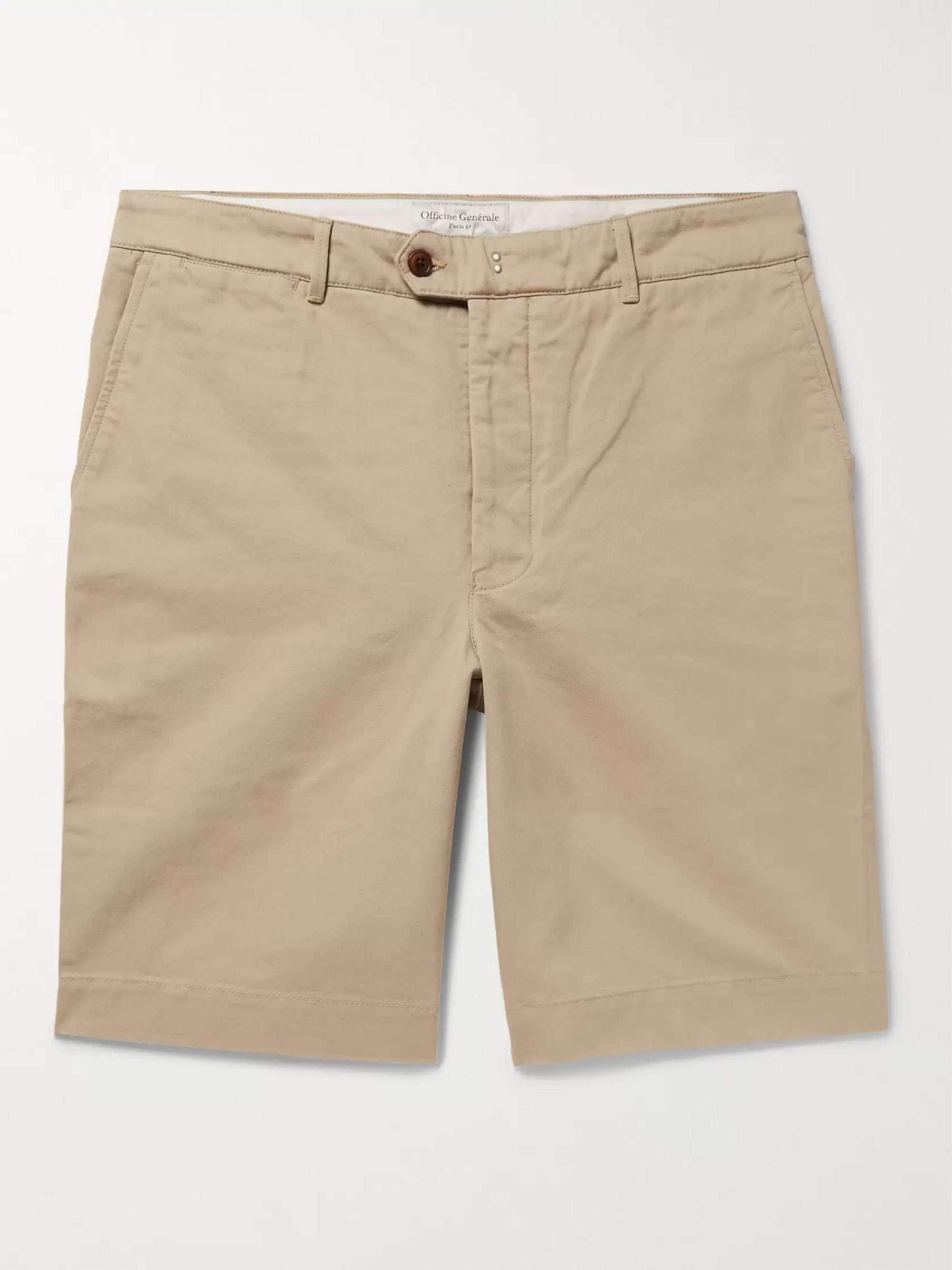 OFFICINE GÉNÉRALE Fisherman Cotton-Twill Shorts
