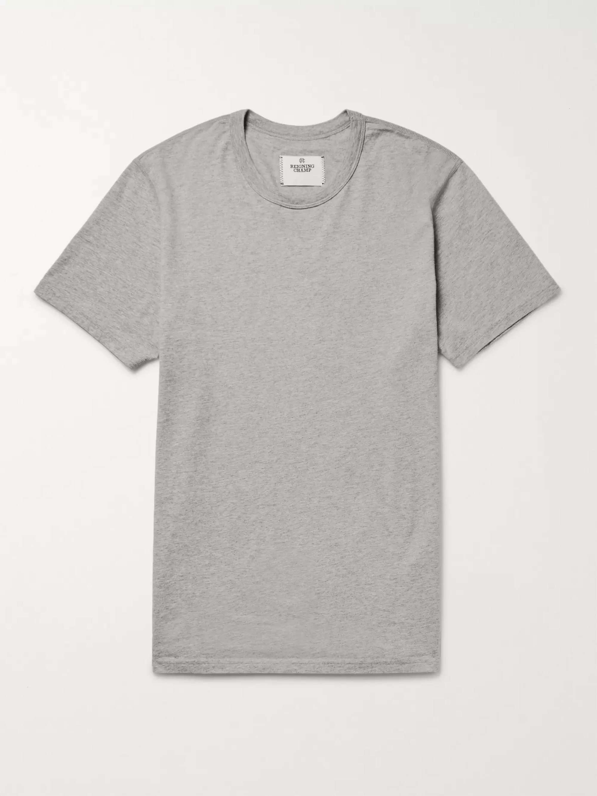 REIGNING CHAMP Ring-Spun Cotton-Jersey T-Shirt