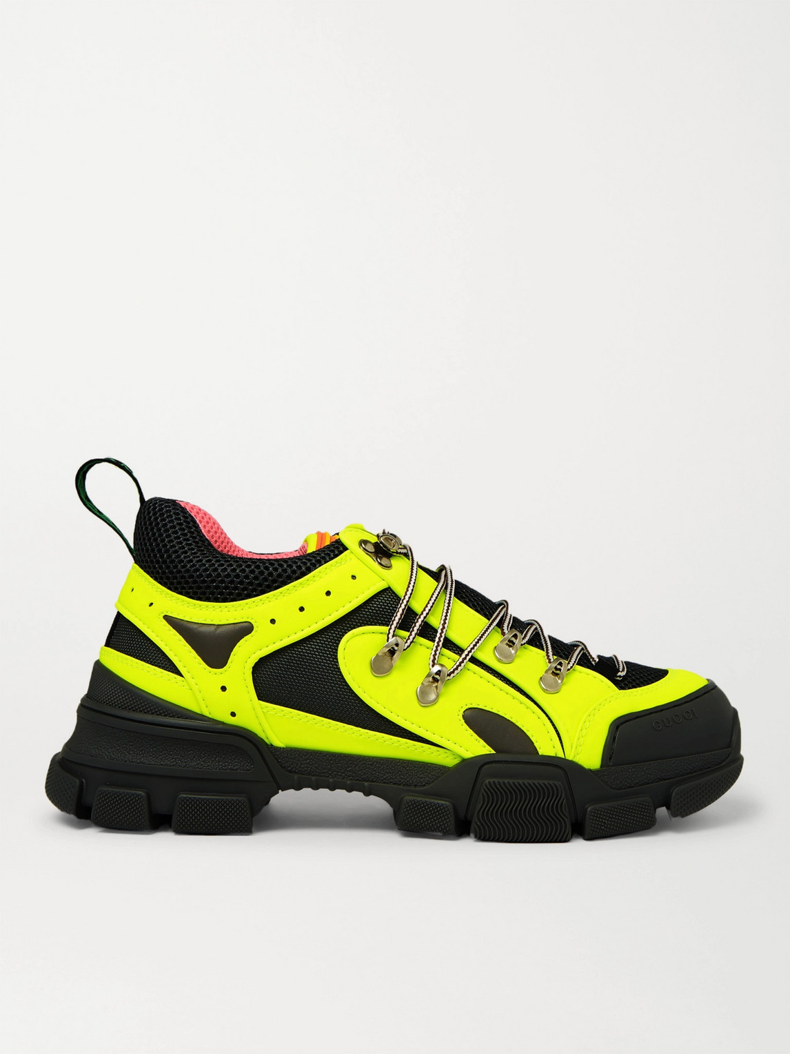 Flashtrek Rubber, Leather, Mesh and Suede Sneakers