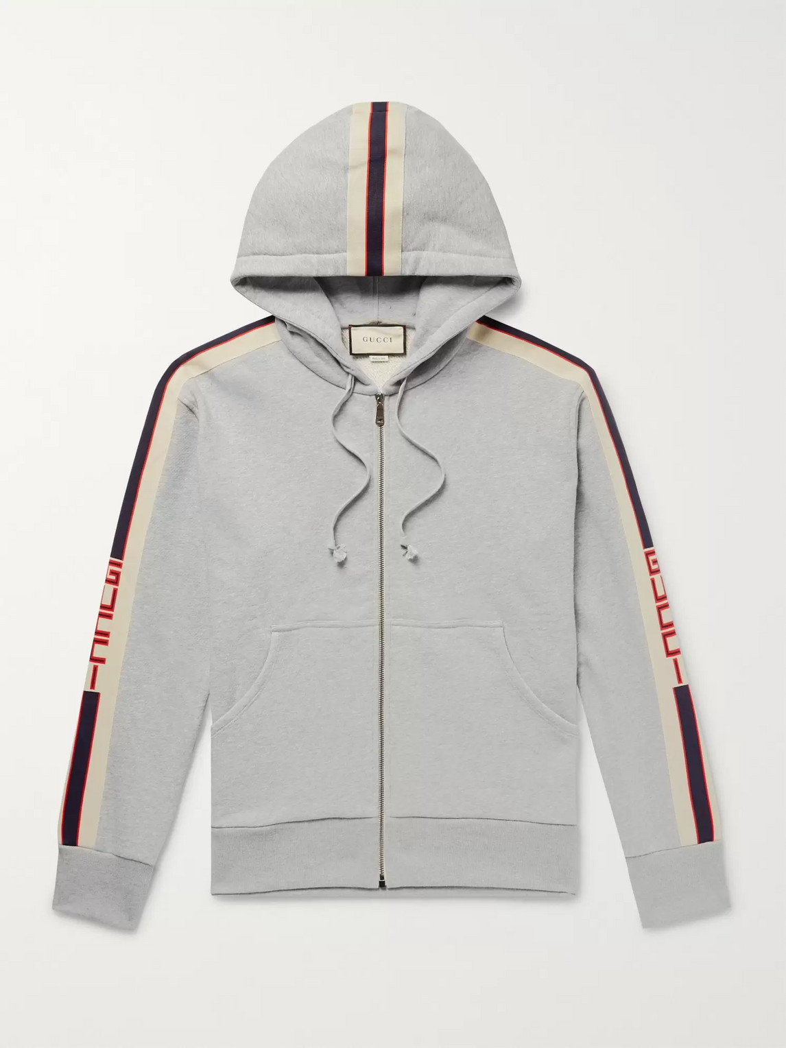 gucci grey zip up hoodie
