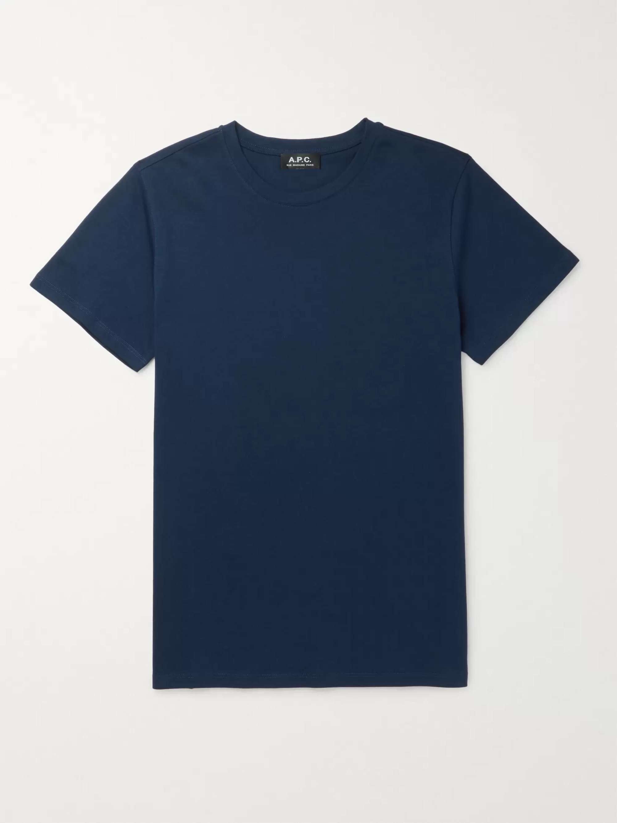Sky blue Silk and Cotton-Blend T-Shirt | TOM FORD | MR PORTER