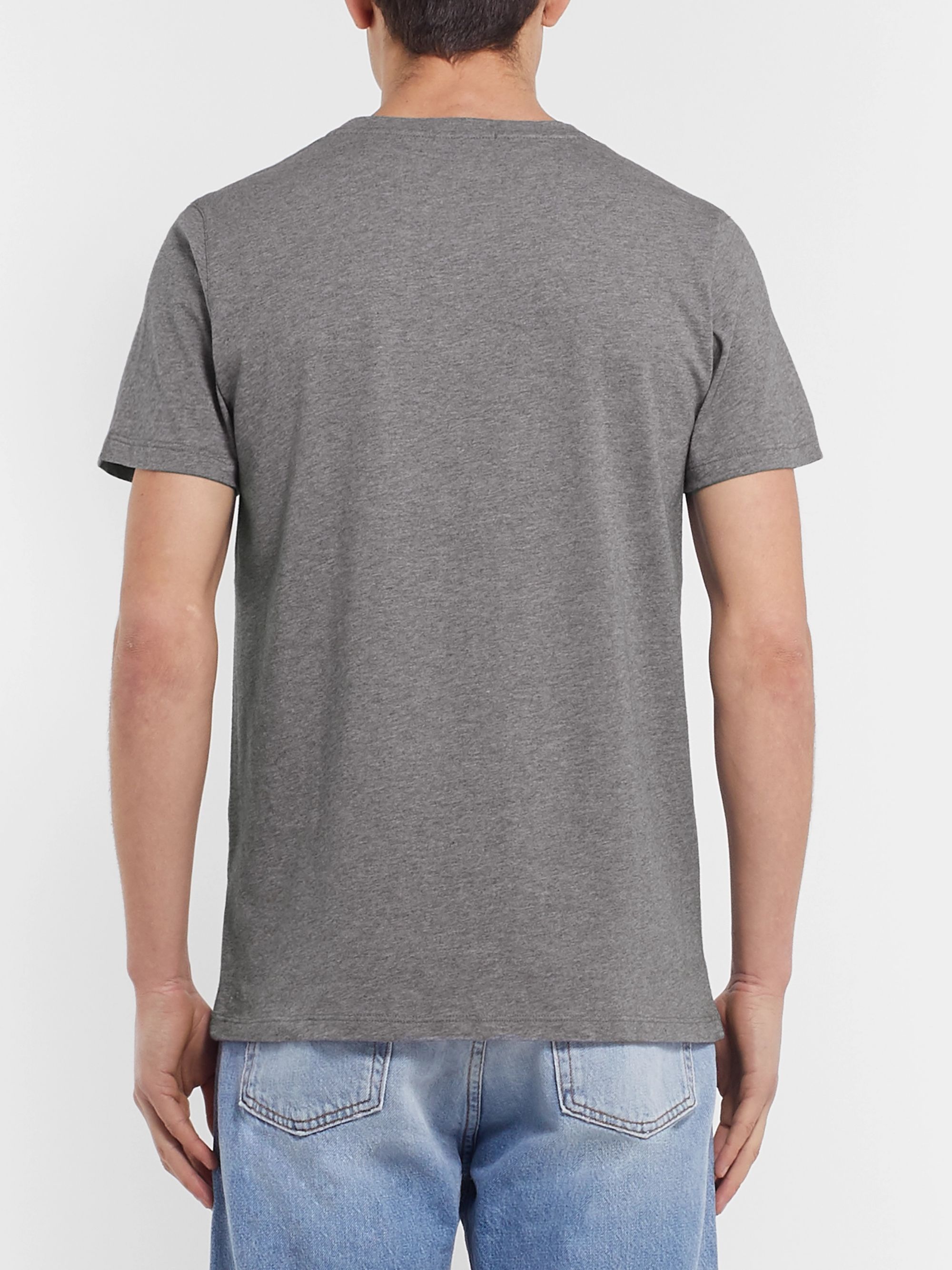 Gray Jimmy Cotton-Jersey T-Shirt | A.P.C. | MR PORTER