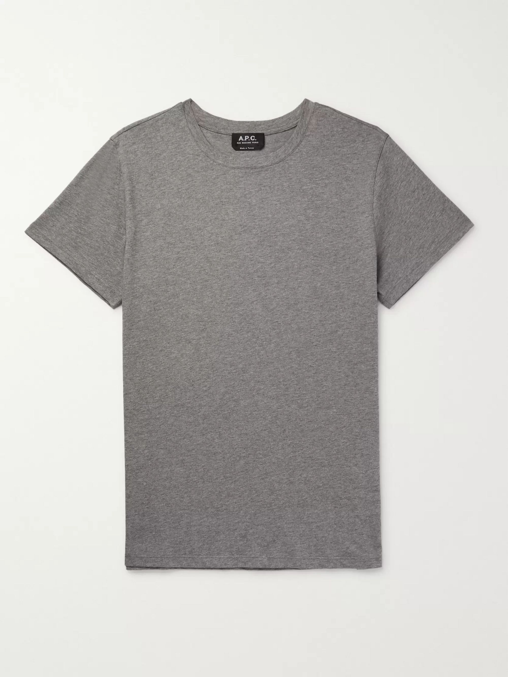Gray Jimmy Cotton-Jersey T-Shirt | A.P 