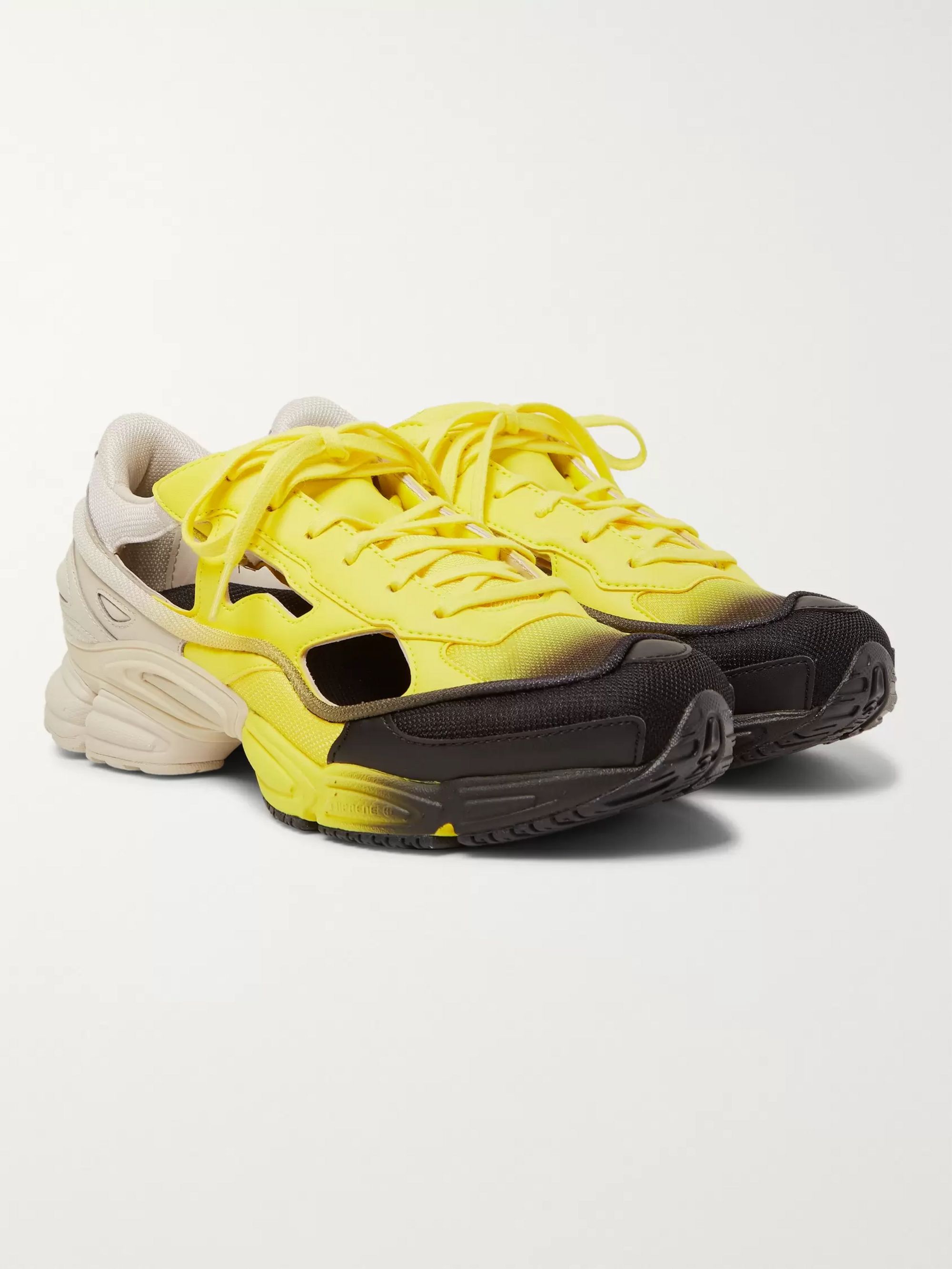 raf simons yellow shoes