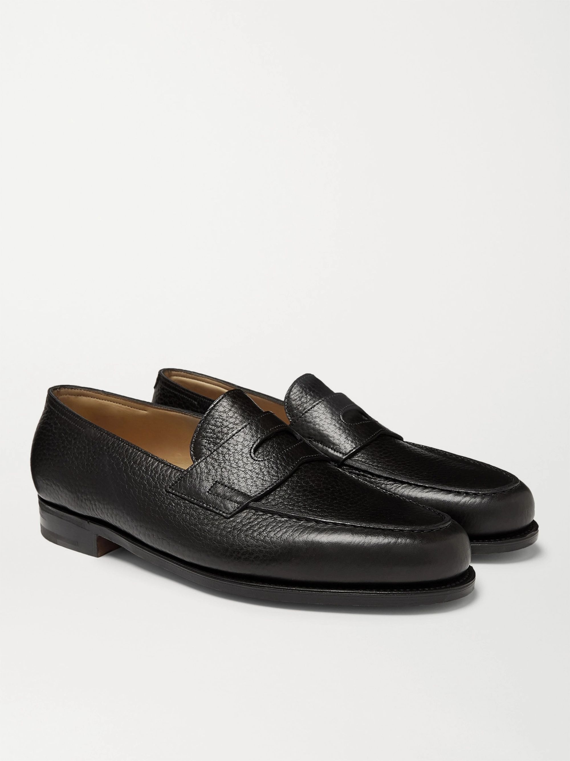 Lopez Full-Grain Leather Penny Loafers 