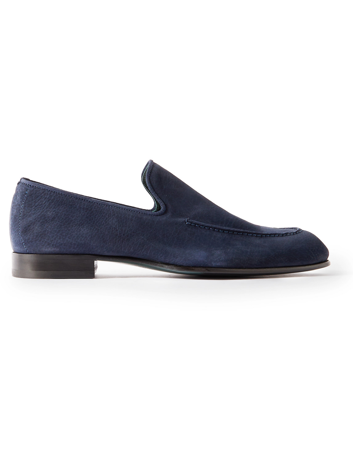 Brioni Suede Loafers In Blue