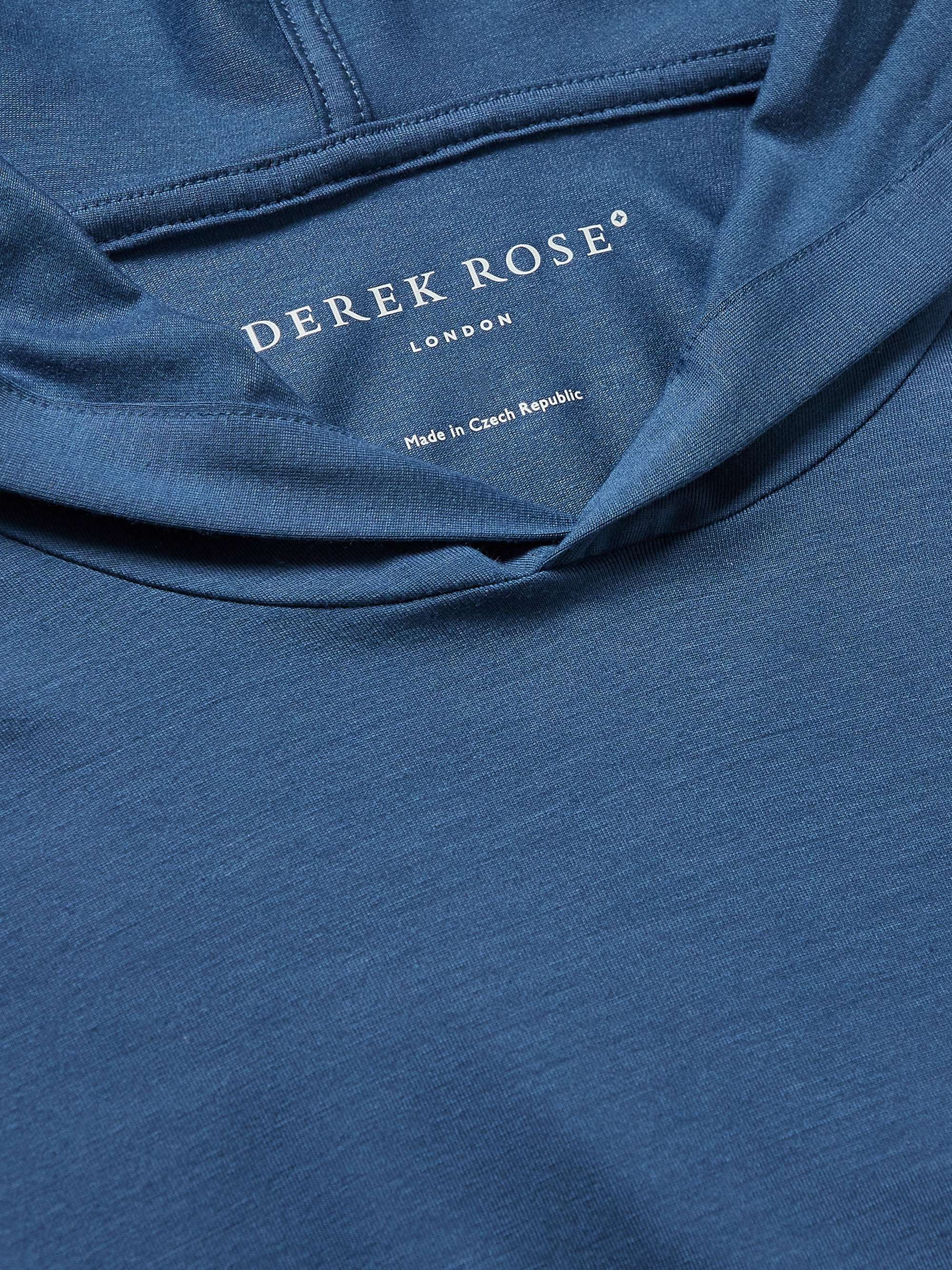 DEREK ROSE Basel Stretch Micro Modal Jersey Hoodie