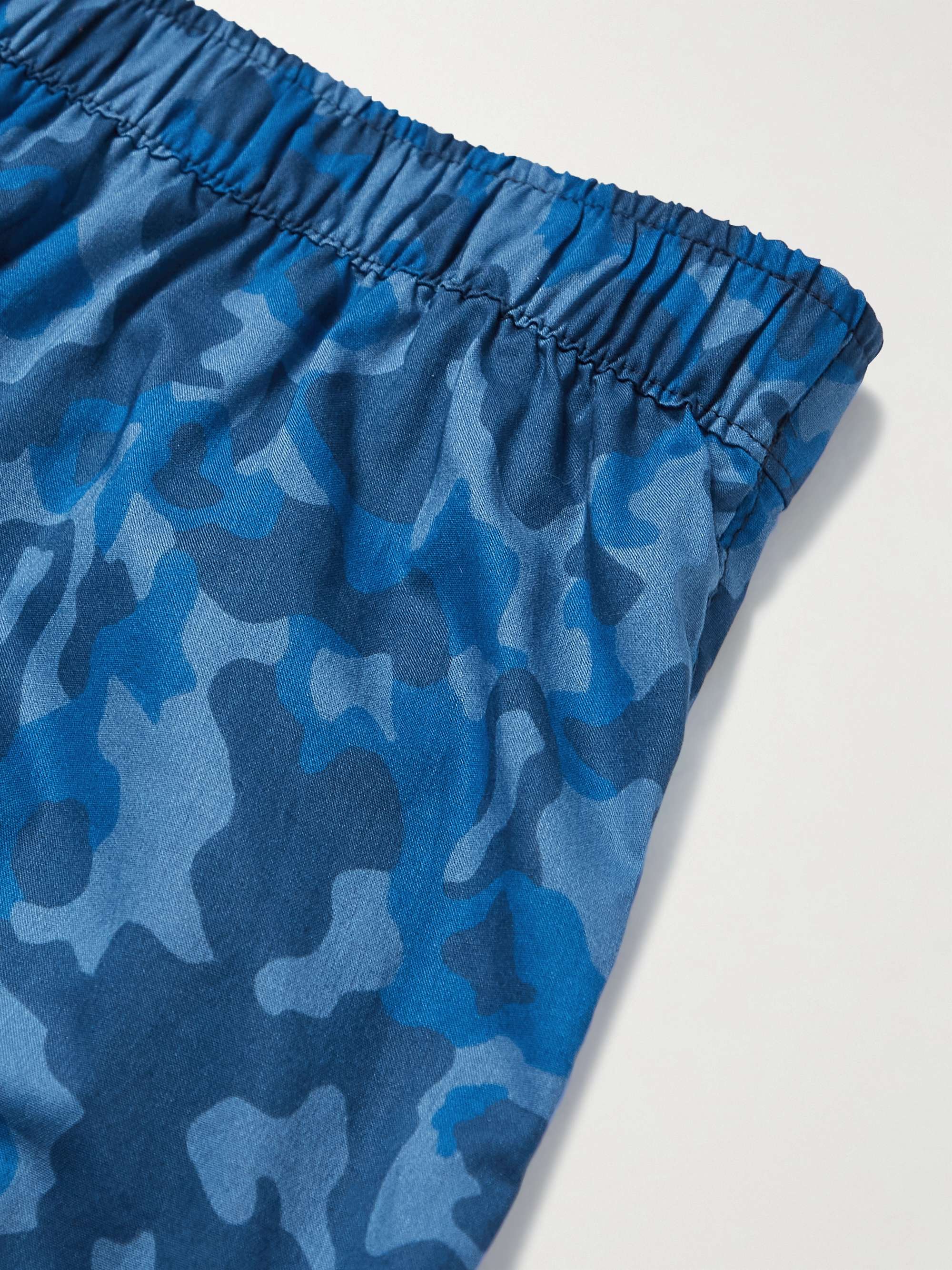 DEREK ROSE Ledbury 55 Slim-Fit Camouflage-Print Cotton Boxer Shorts