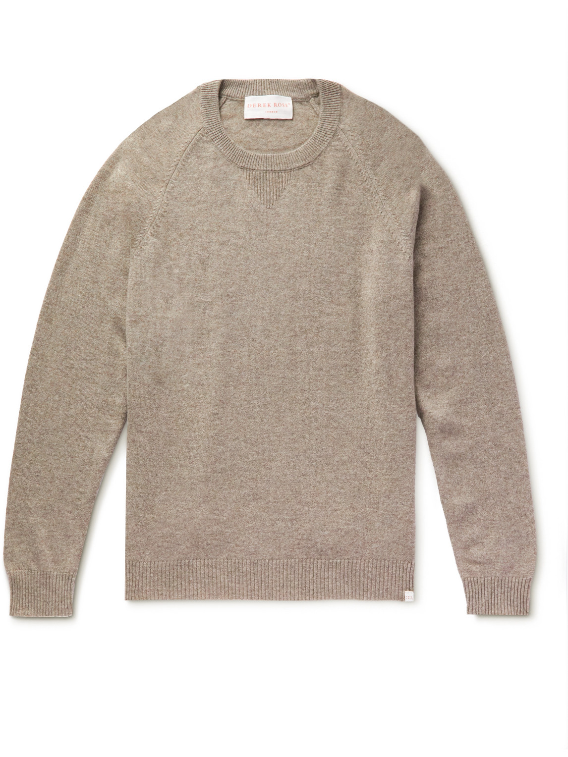 Derek Rose Cashmere Sweater In Brown