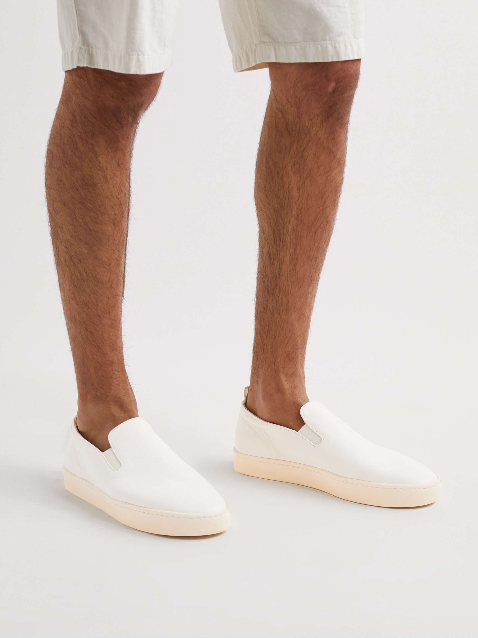 OFFICINE CREATIVE Bug Leather Slip-On Sneakers