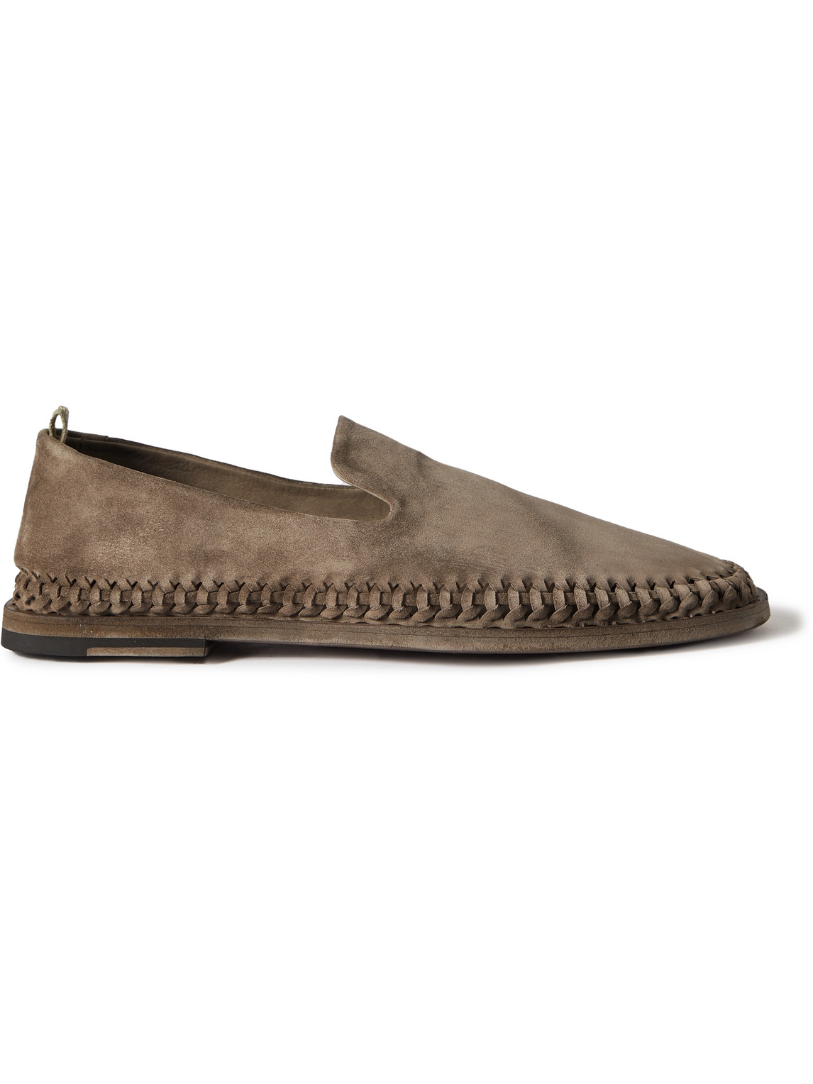 Officine Creative Miles Braided Suede Loafers