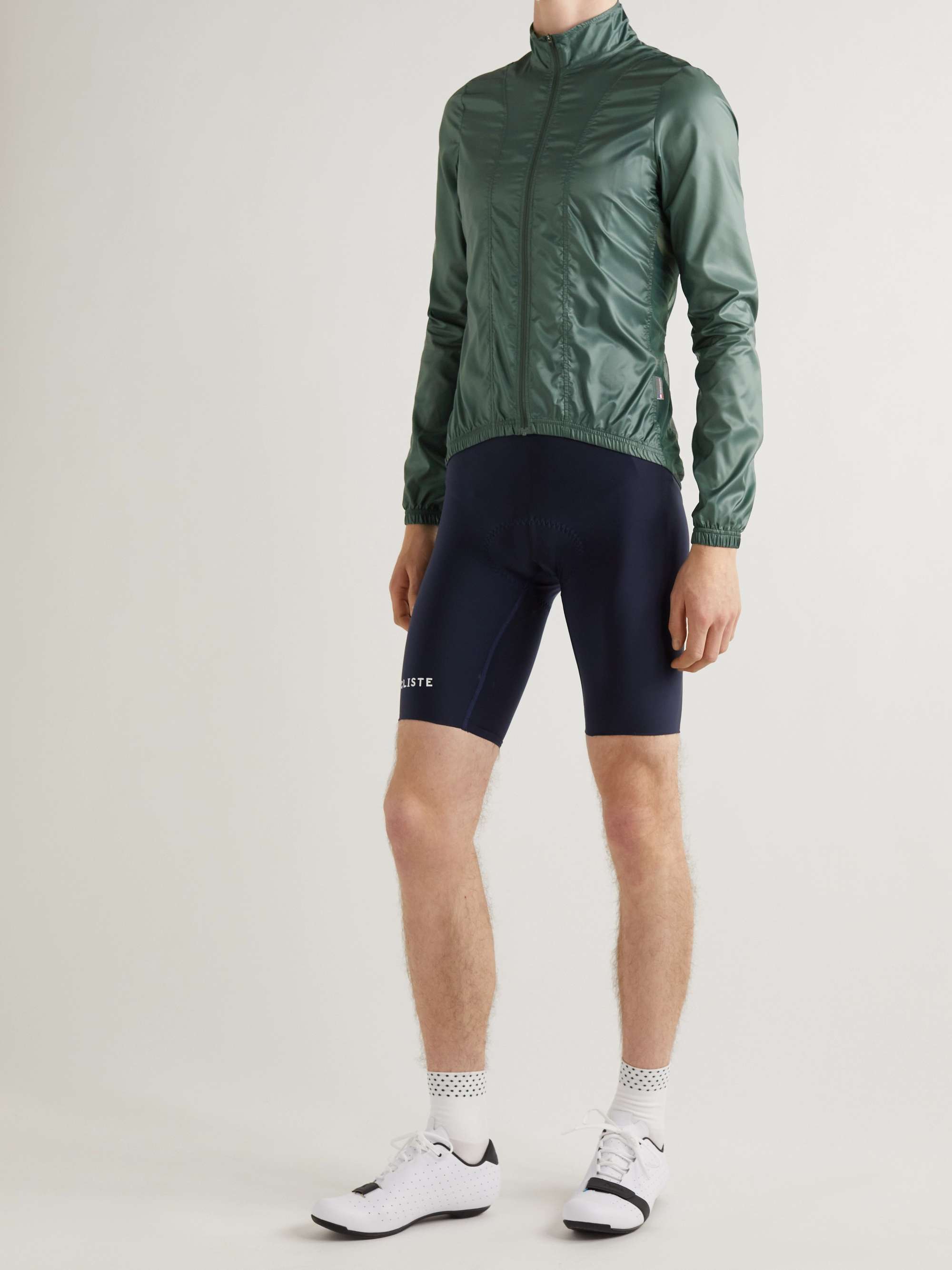 CAFE DU CYCLISTE Petra Mesh-Panelled Shell Cycling Jacket
