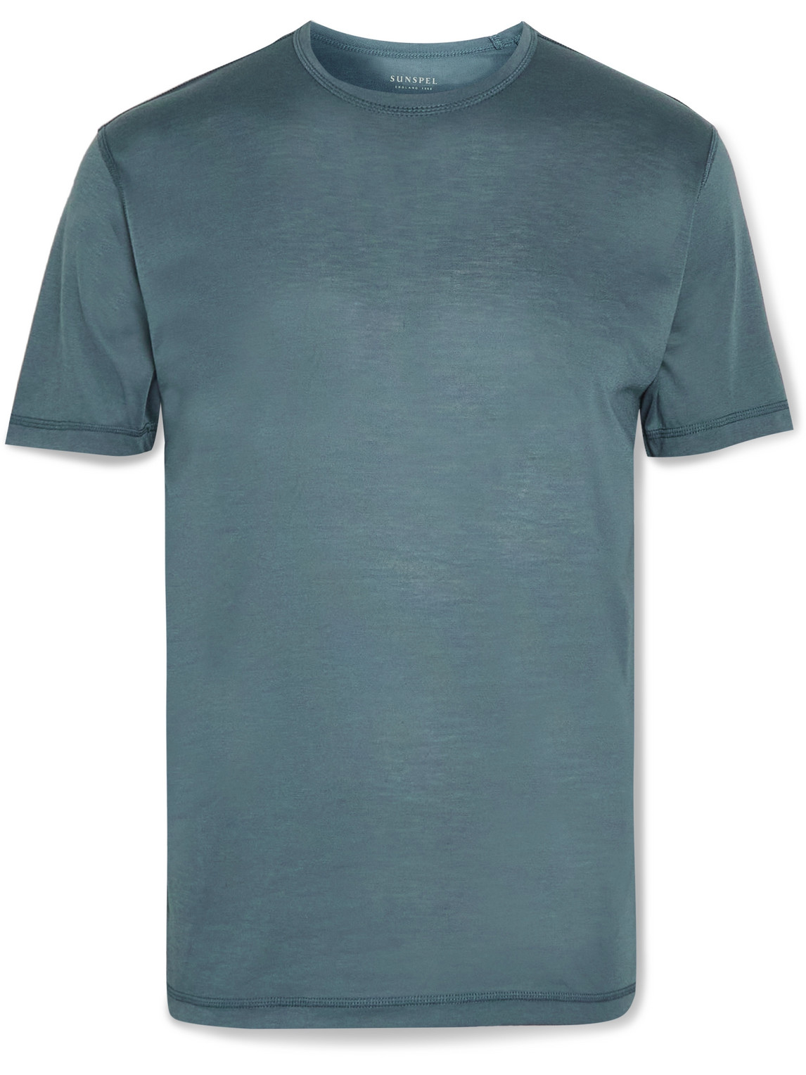 Sunspel Dri-release Active Jersey T-shirt In Blue