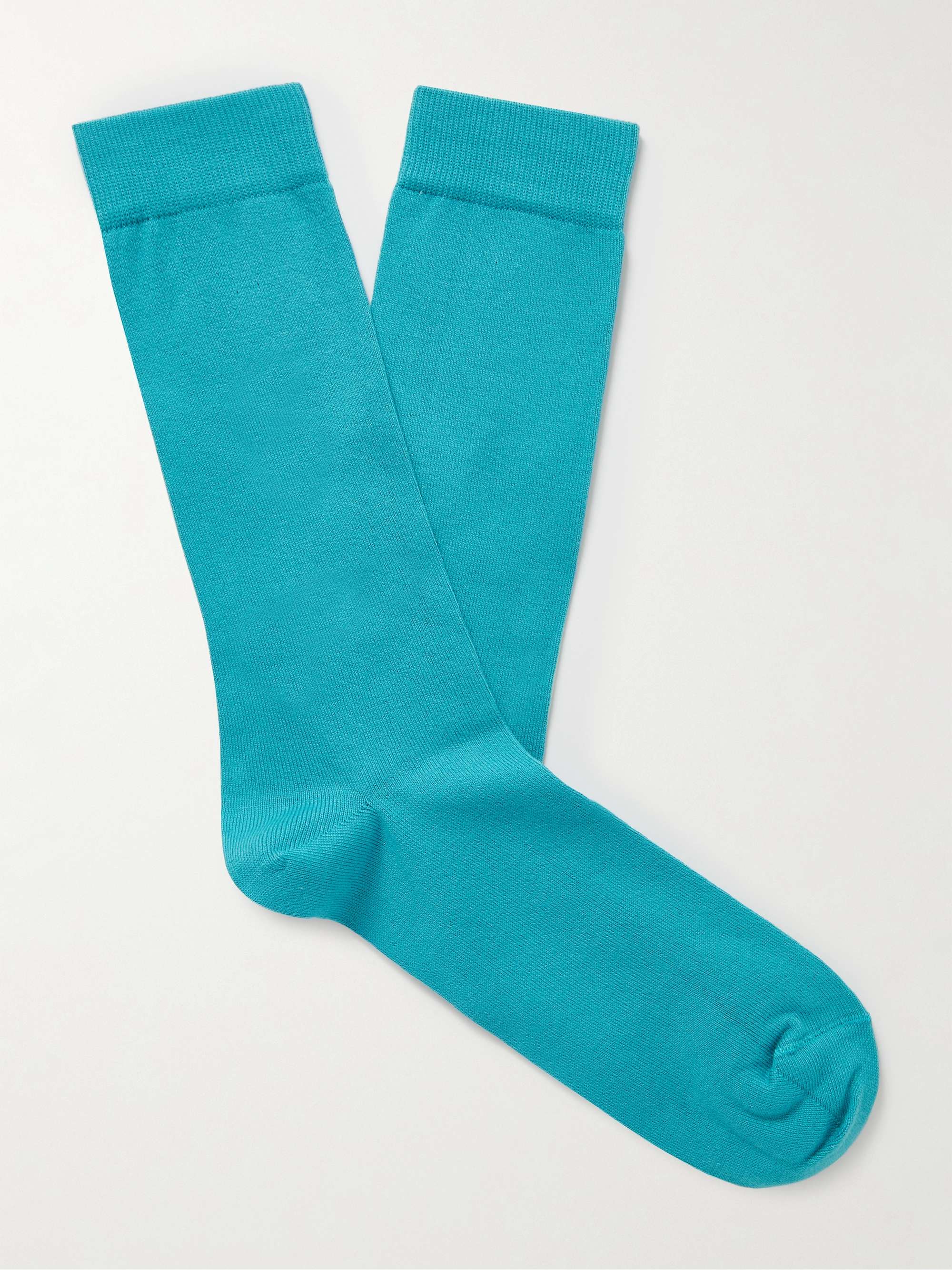 SUNSPEL Stretch Cotton-Blend Socks