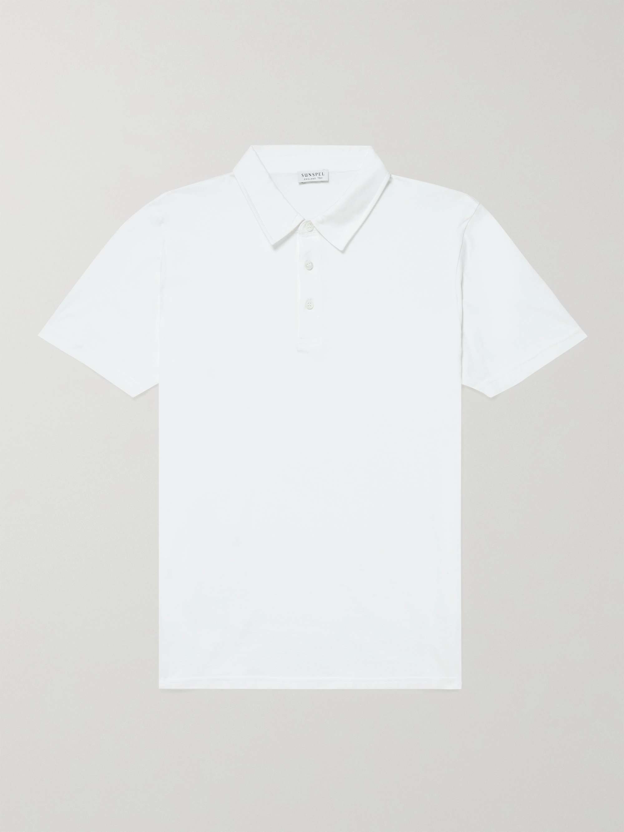 SUNSPEL Cotton-Piqué Polo Shirt