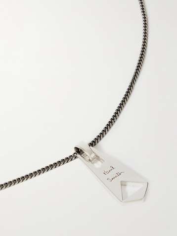 Accessorize Accessorize Diamante & Gunmetal Tone Pendant Necklace 