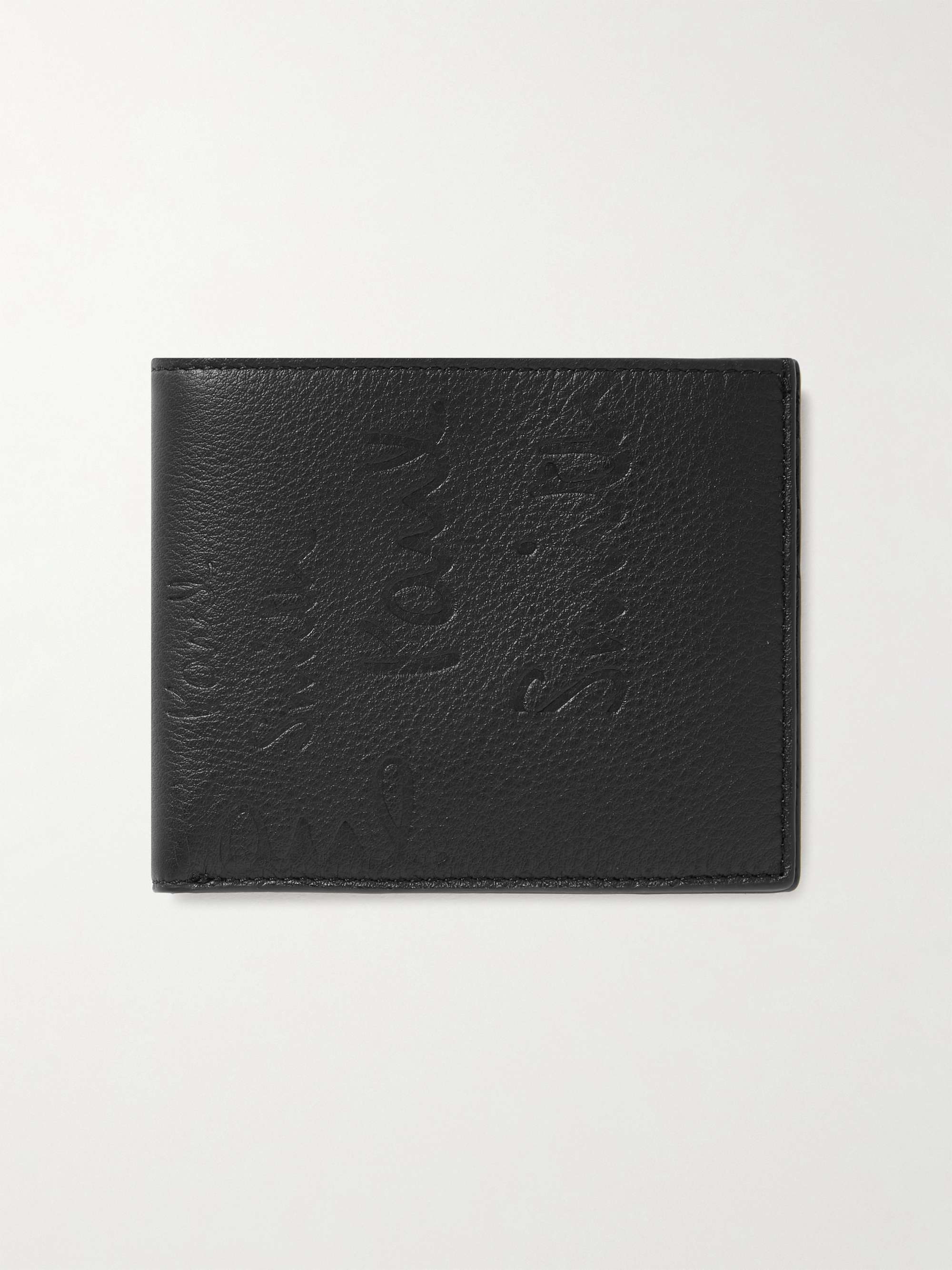 PAUL SMITH Logo-Embossed Full-Grain Leather Billfold Wallet
