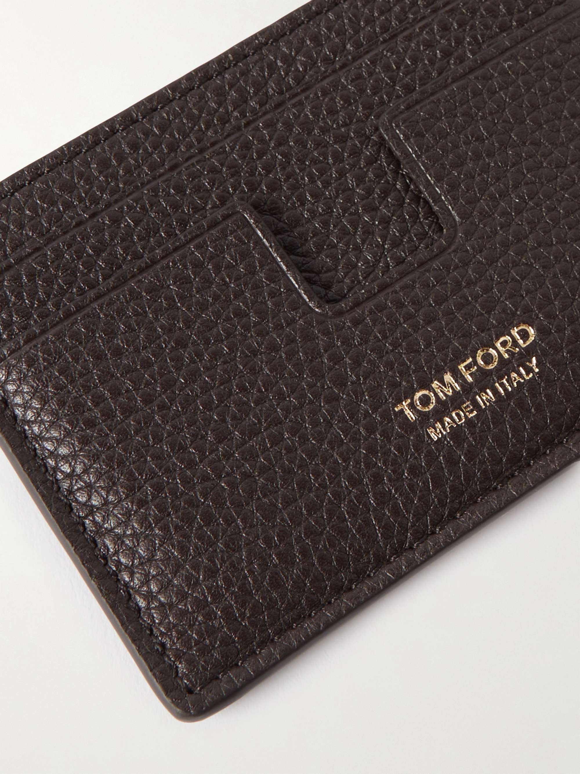 TOM FORD Full-Grain Leather Cardholder