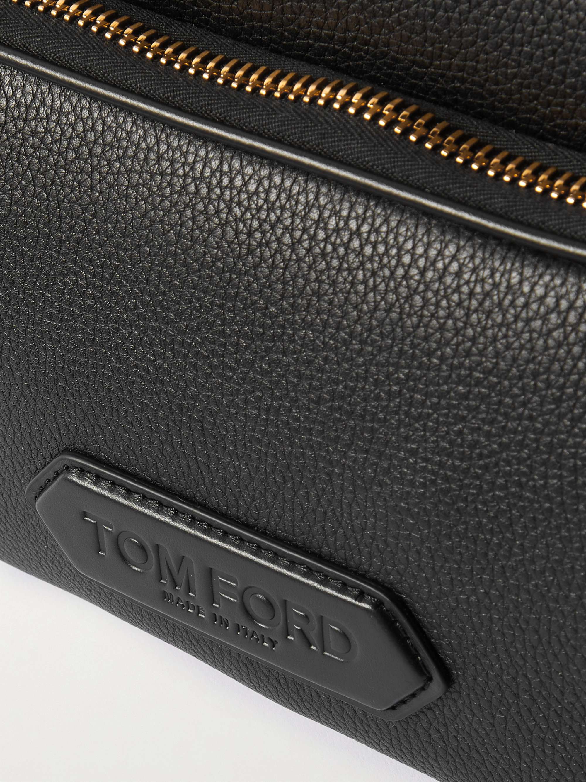 TOM FORD Full-Grain Leather Messenger Bag
