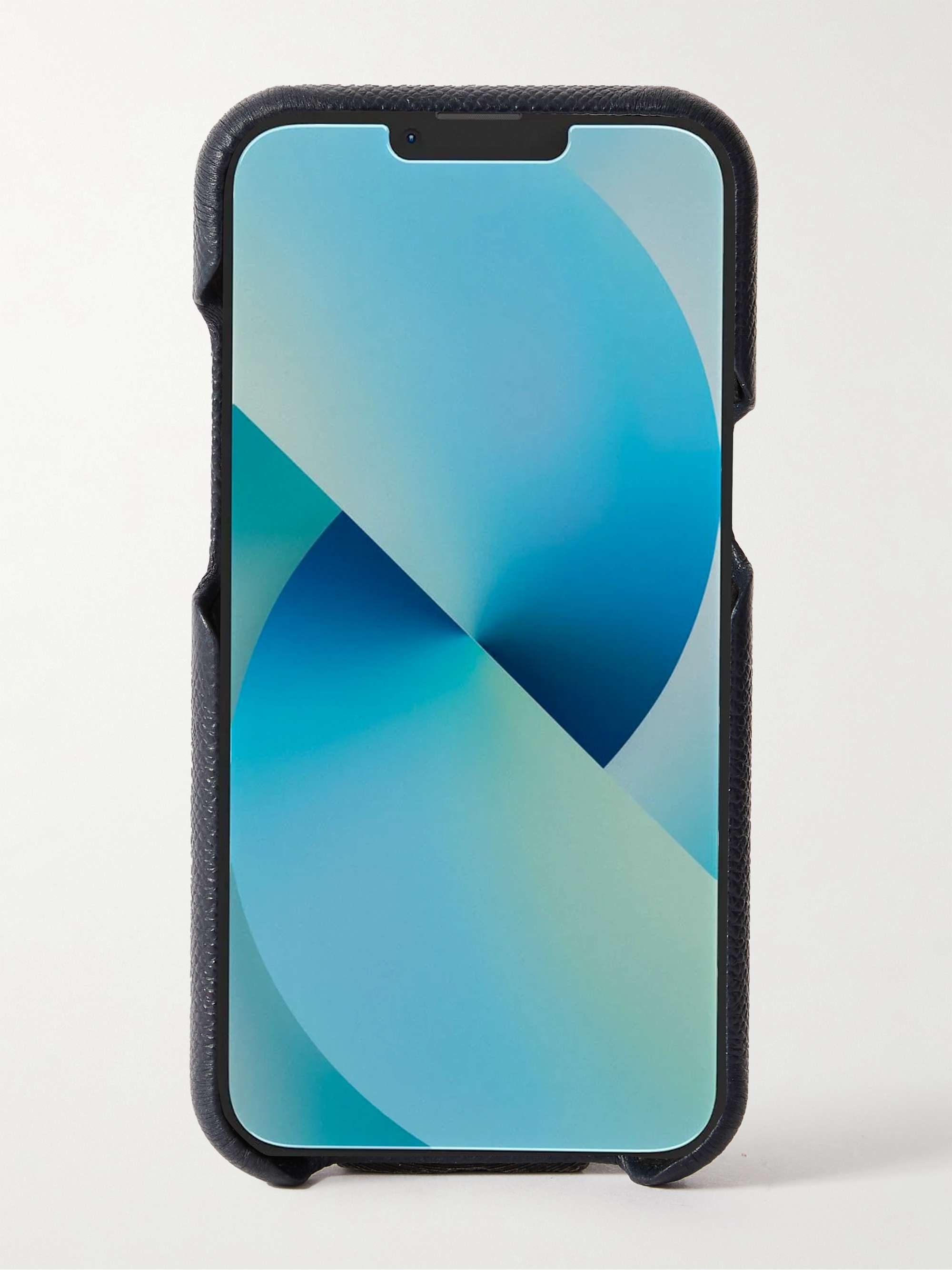 Embellished Textured-Leather iPhone 13 Pro Case