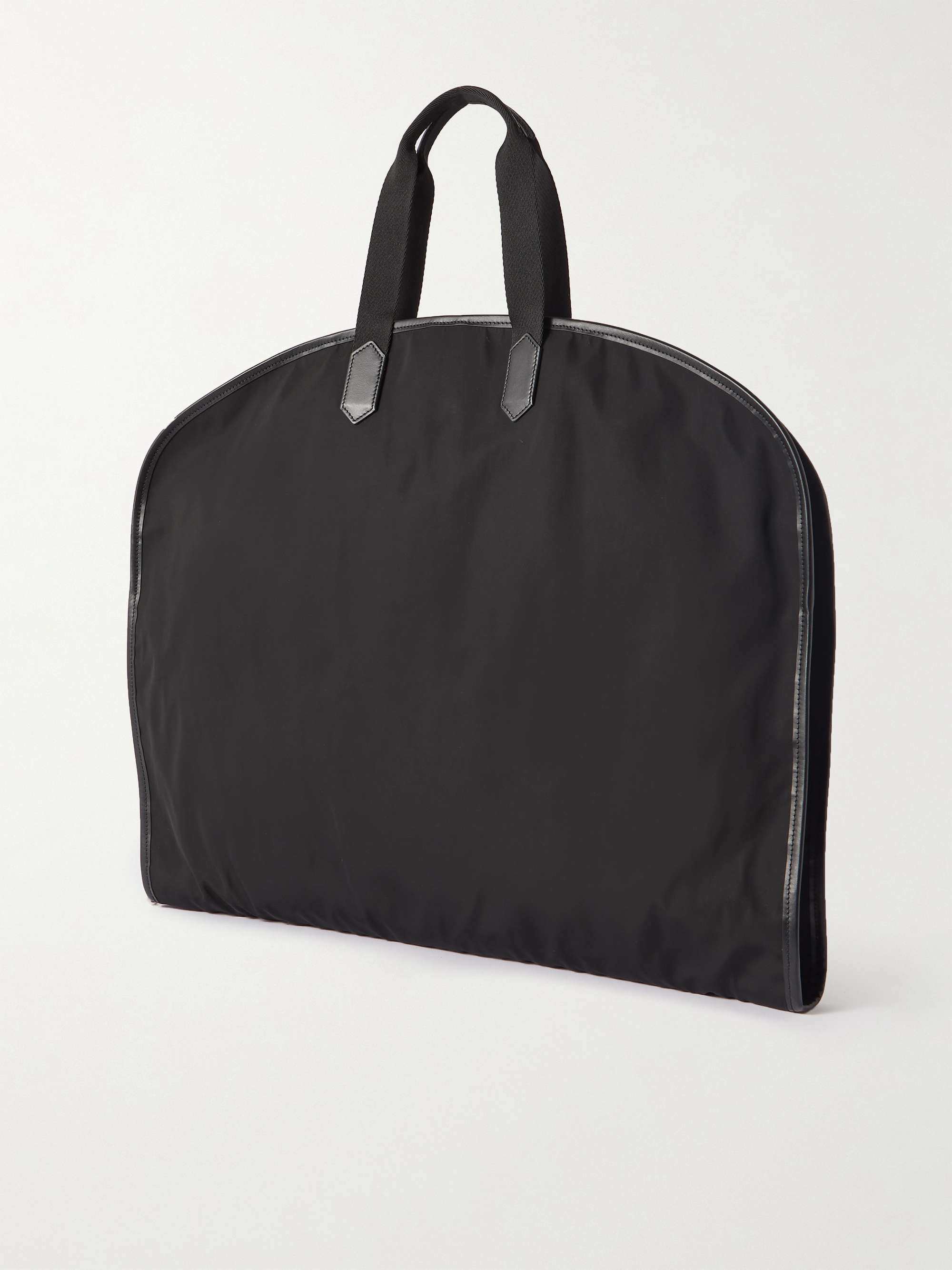 TOM FORD Leather-Trimmed Nylon Suit Carrier