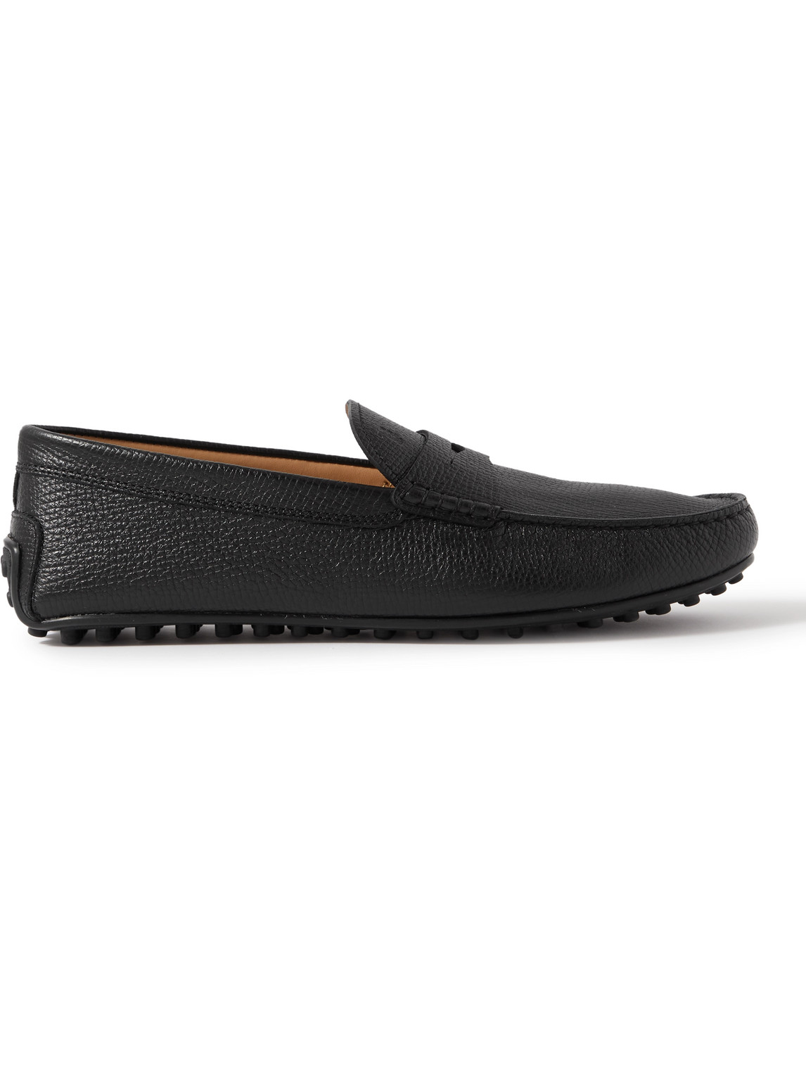 Tod's City Gommino Cross-Grain Leather Penny Loafers