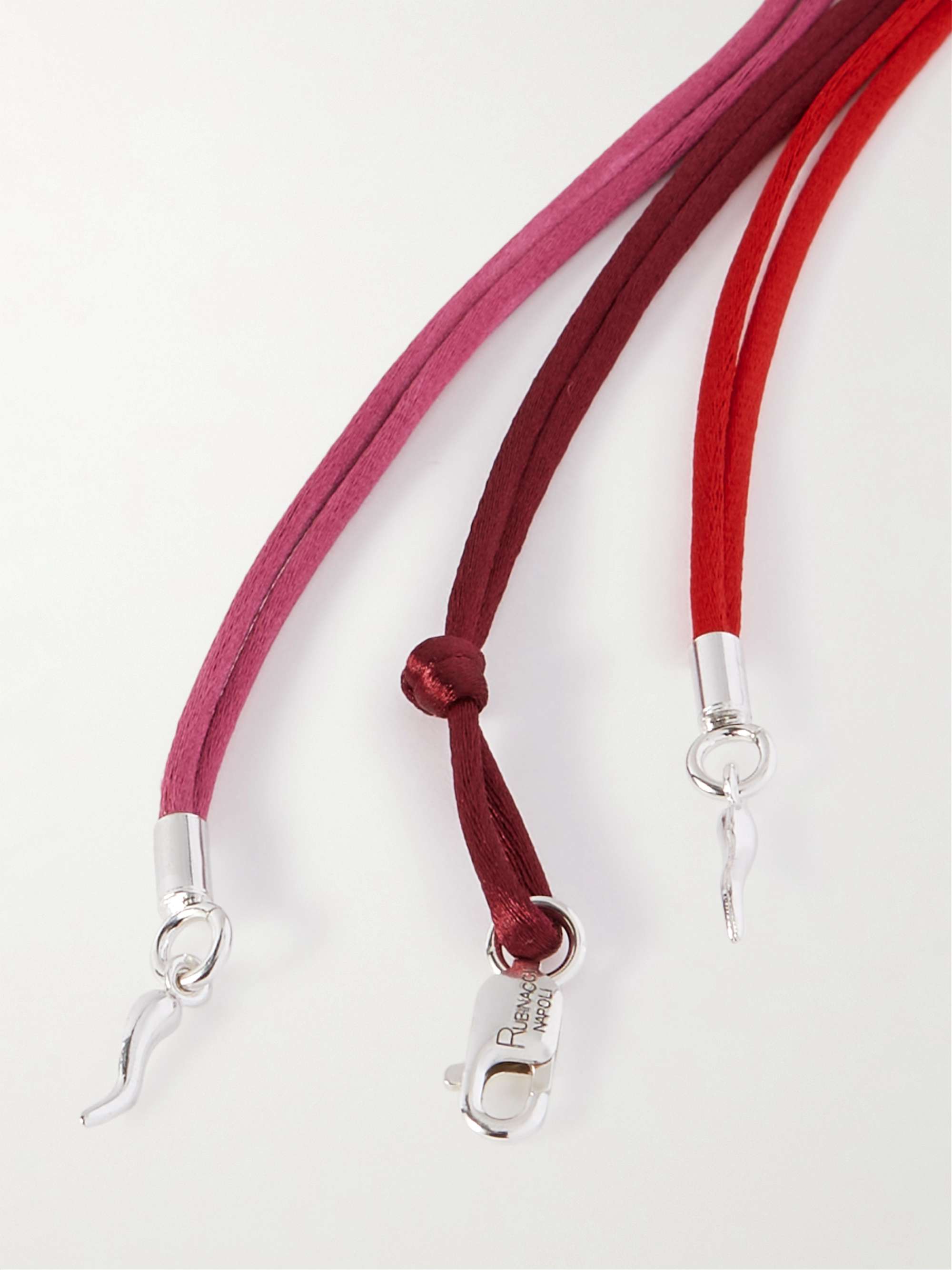 RUBINACCI Set of Three Silk Bracelets