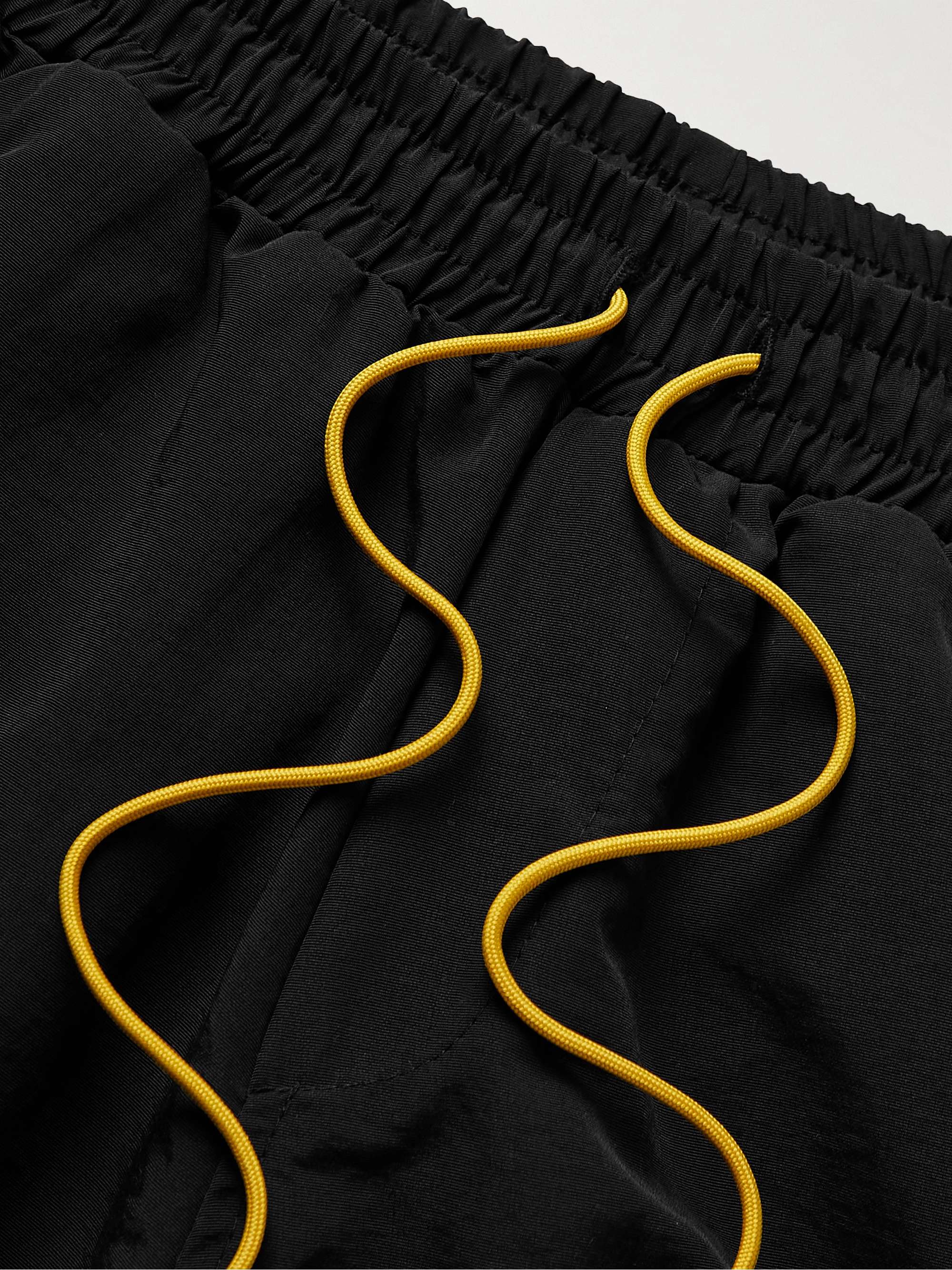 RHUDE Logo-Print Shell Drawstring Shorts