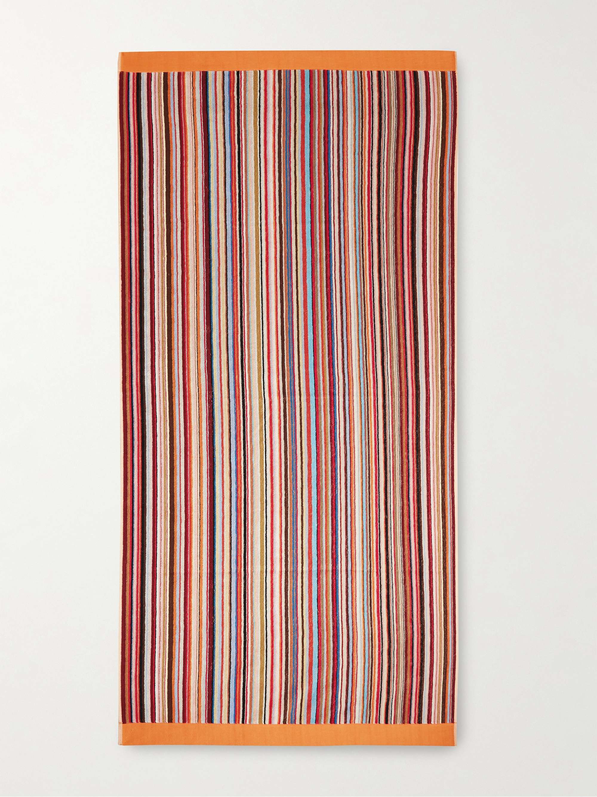 PAUL SMITH Striped Cotton-Terry Beach Towel