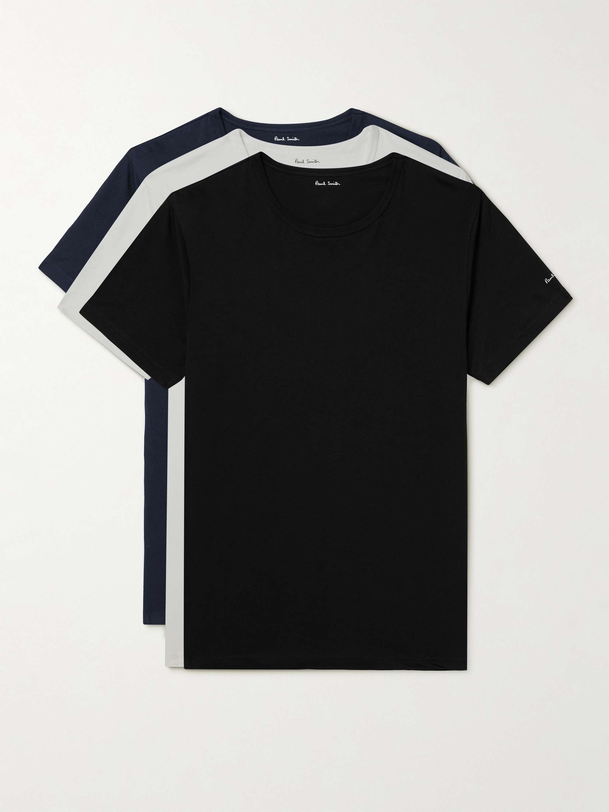 PAUL SMITH Three-Pack Cotton-Jersey T-Shirts