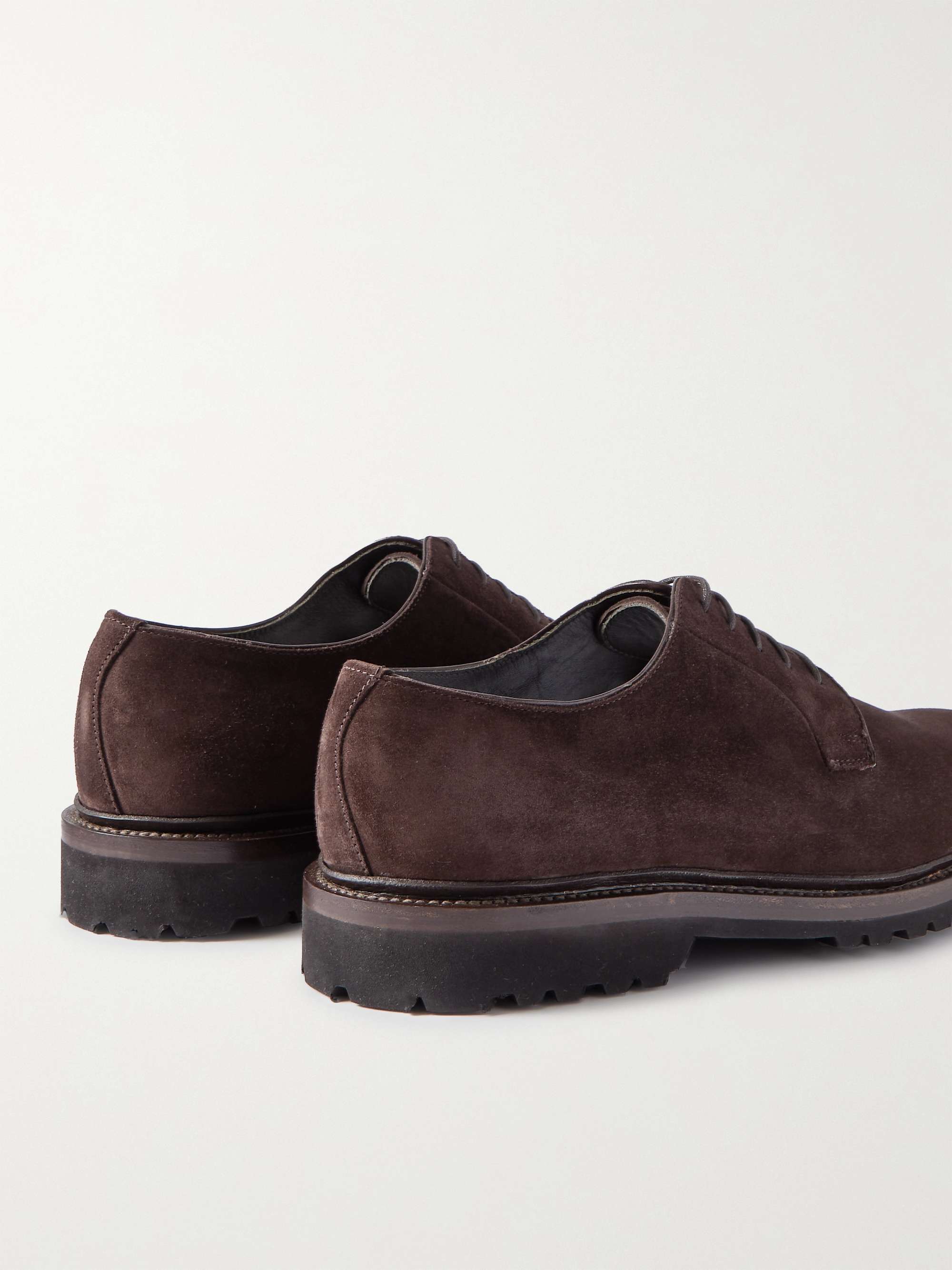 GEORGE CLEVERLEY Archie Suede Derby Shoes