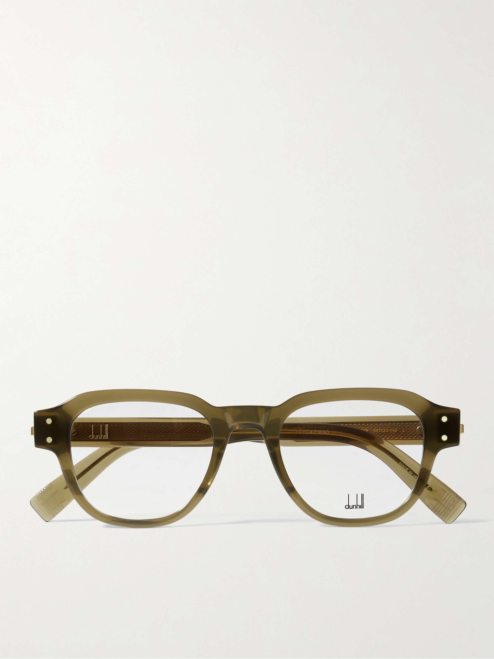 Better Thaw, thaw, frost thaw scientist Brown D-Frame Acetate Optical Glasses | DUNHILL | MR PORTER