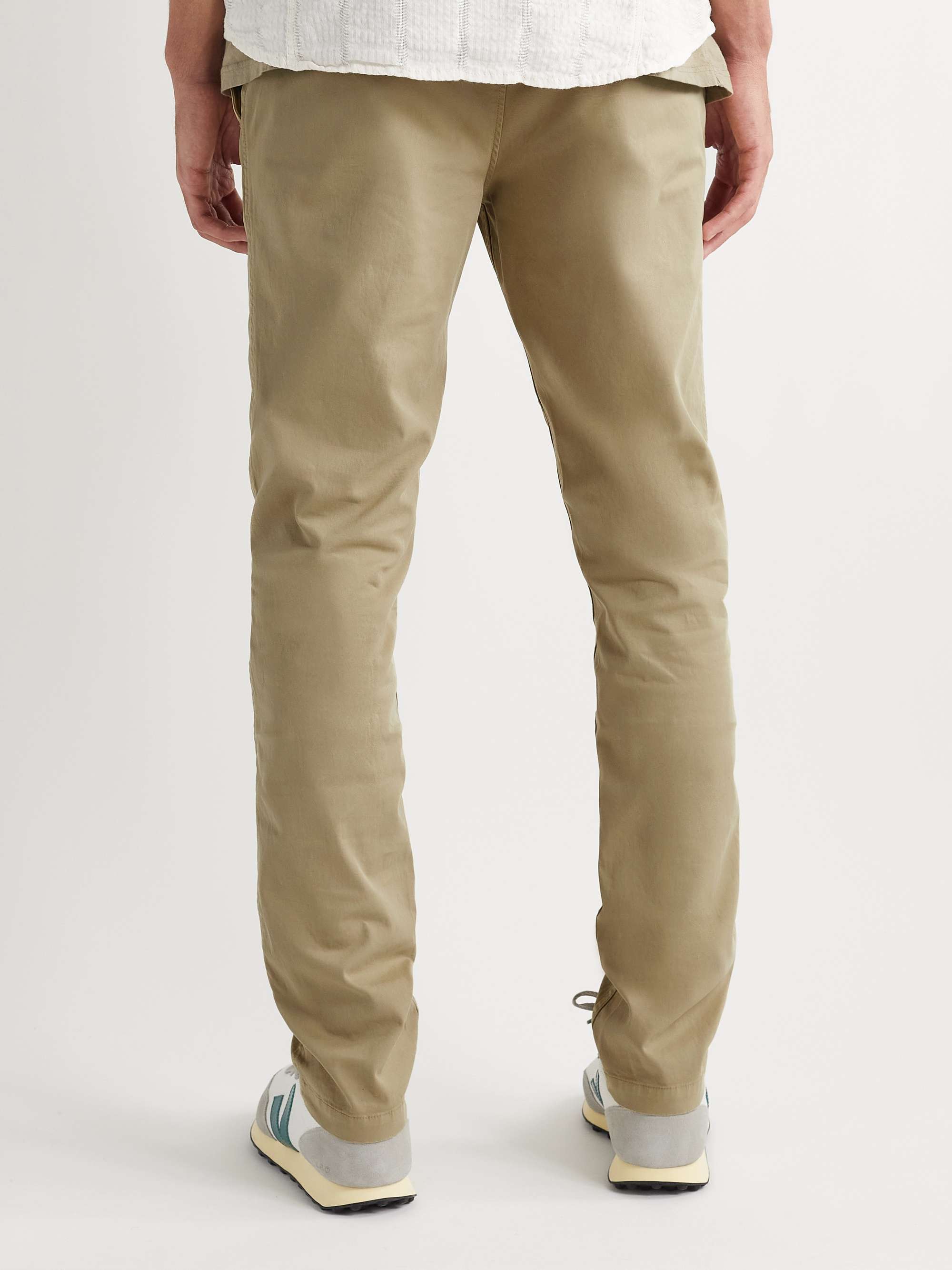 NN07 Marco Slim-Fit Tapered Stretch-Cotton Twill Trousers