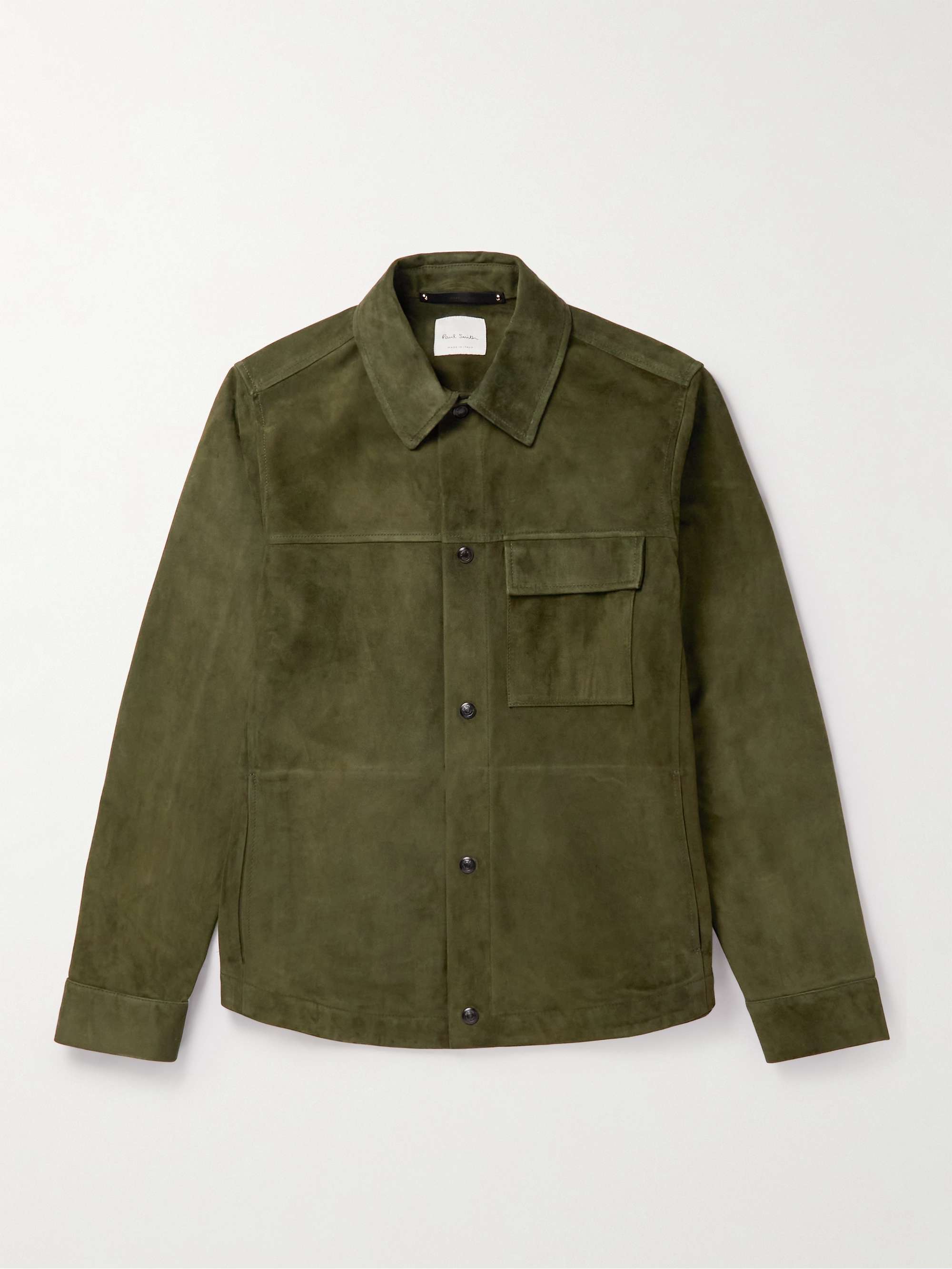PAUL SMITH Suede Shirt Jacket