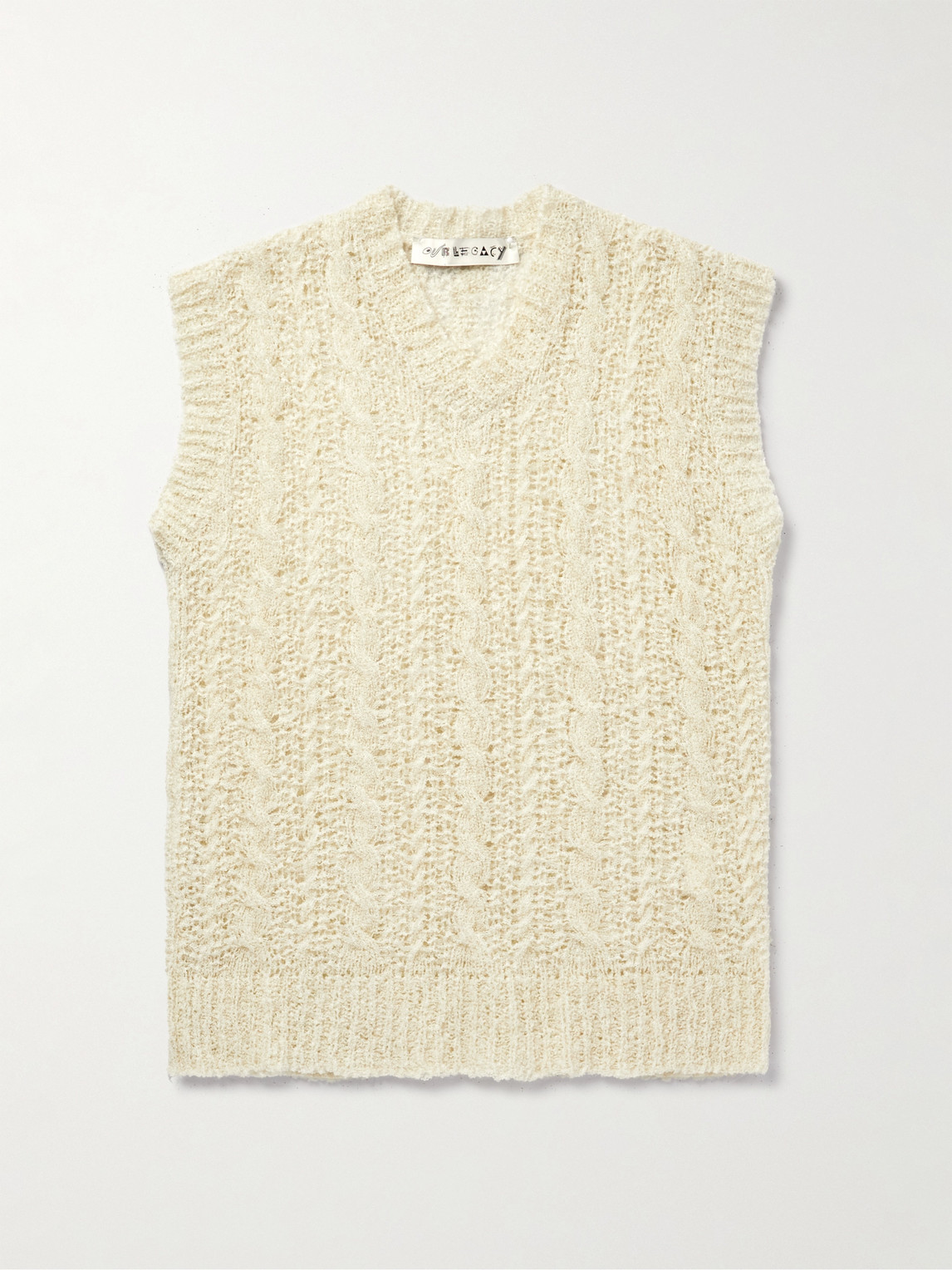 OUR LEGACY CABLE-KNIT SWEATER VEST