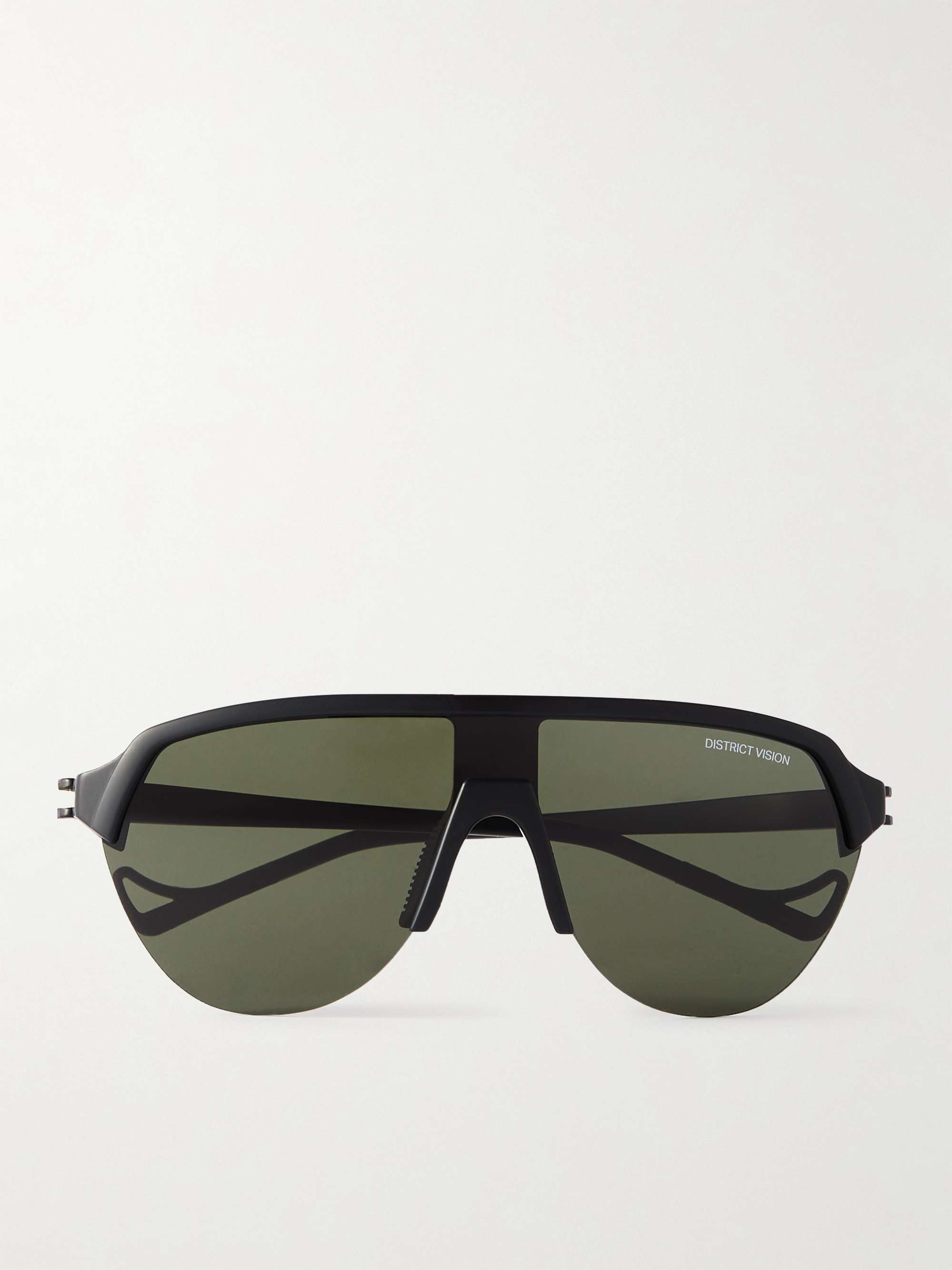 mrporter.com | Nagata Speed Blade Nylon and Titanium Polarised Sunglasses