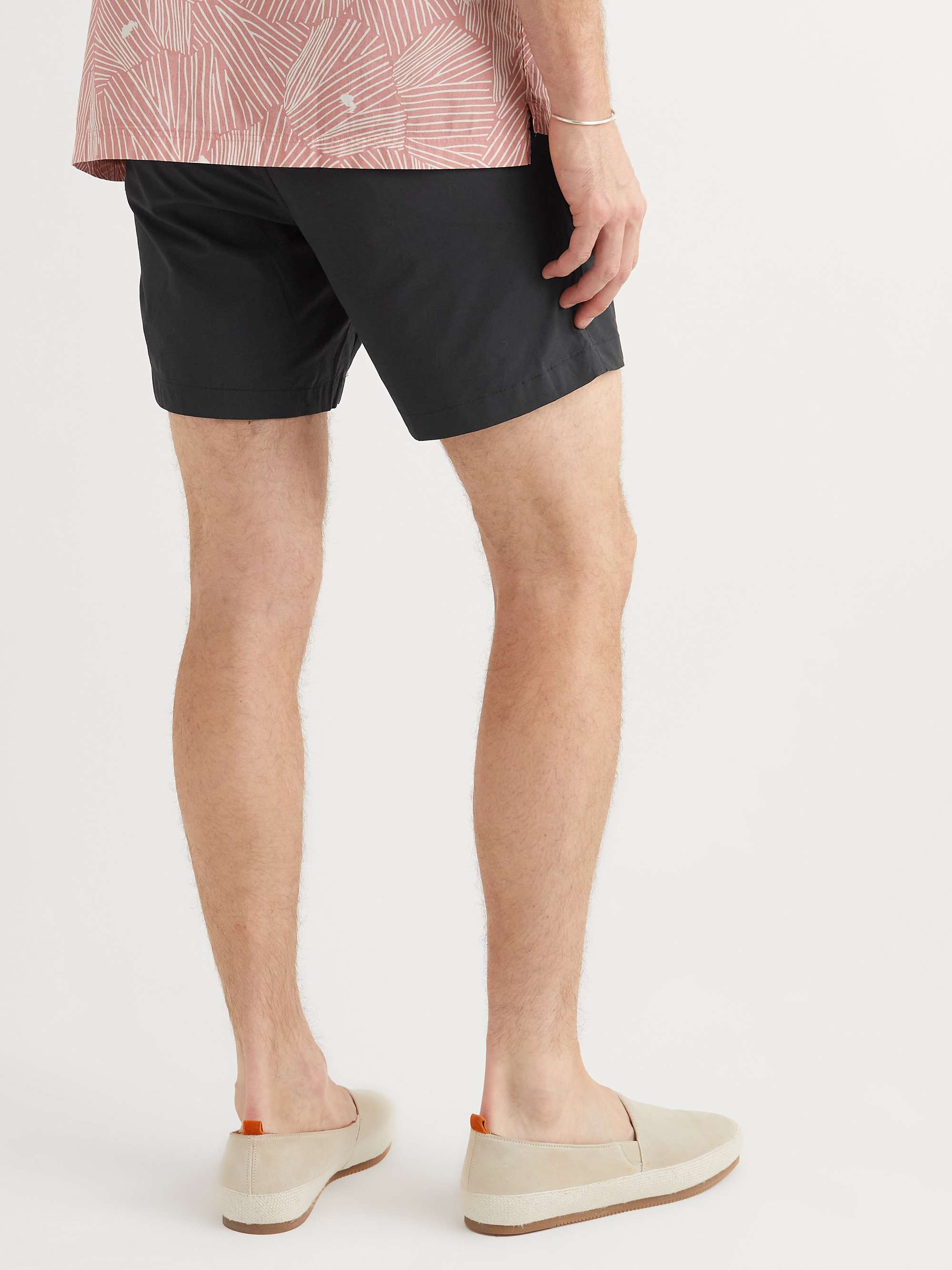 ONIA Traveler Straight-Leg Cotton-Blend Shorts