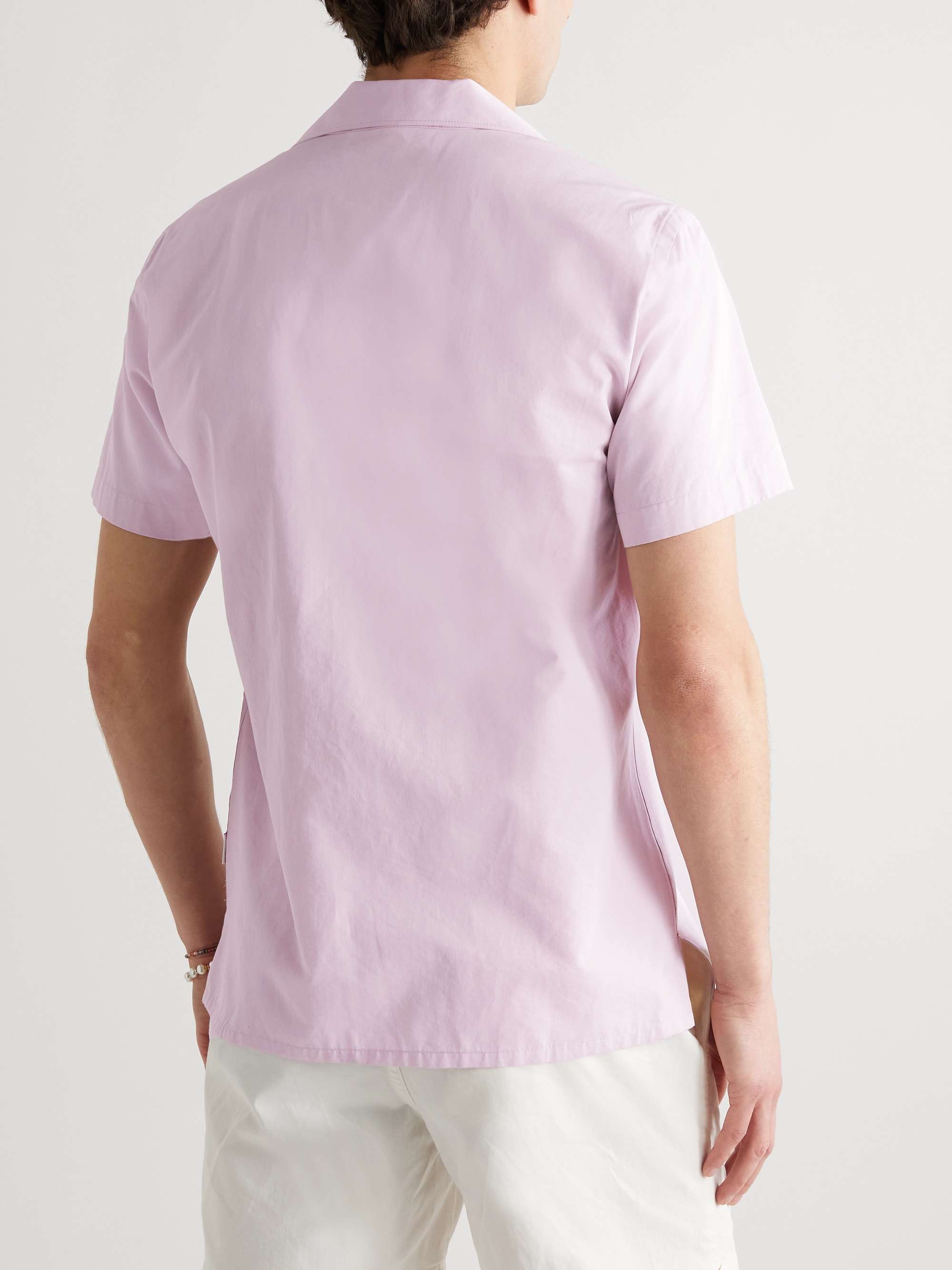 ORLEBAR BROWN Travis Slim-Fit Camp-Collar Cotton-Blend Shirt