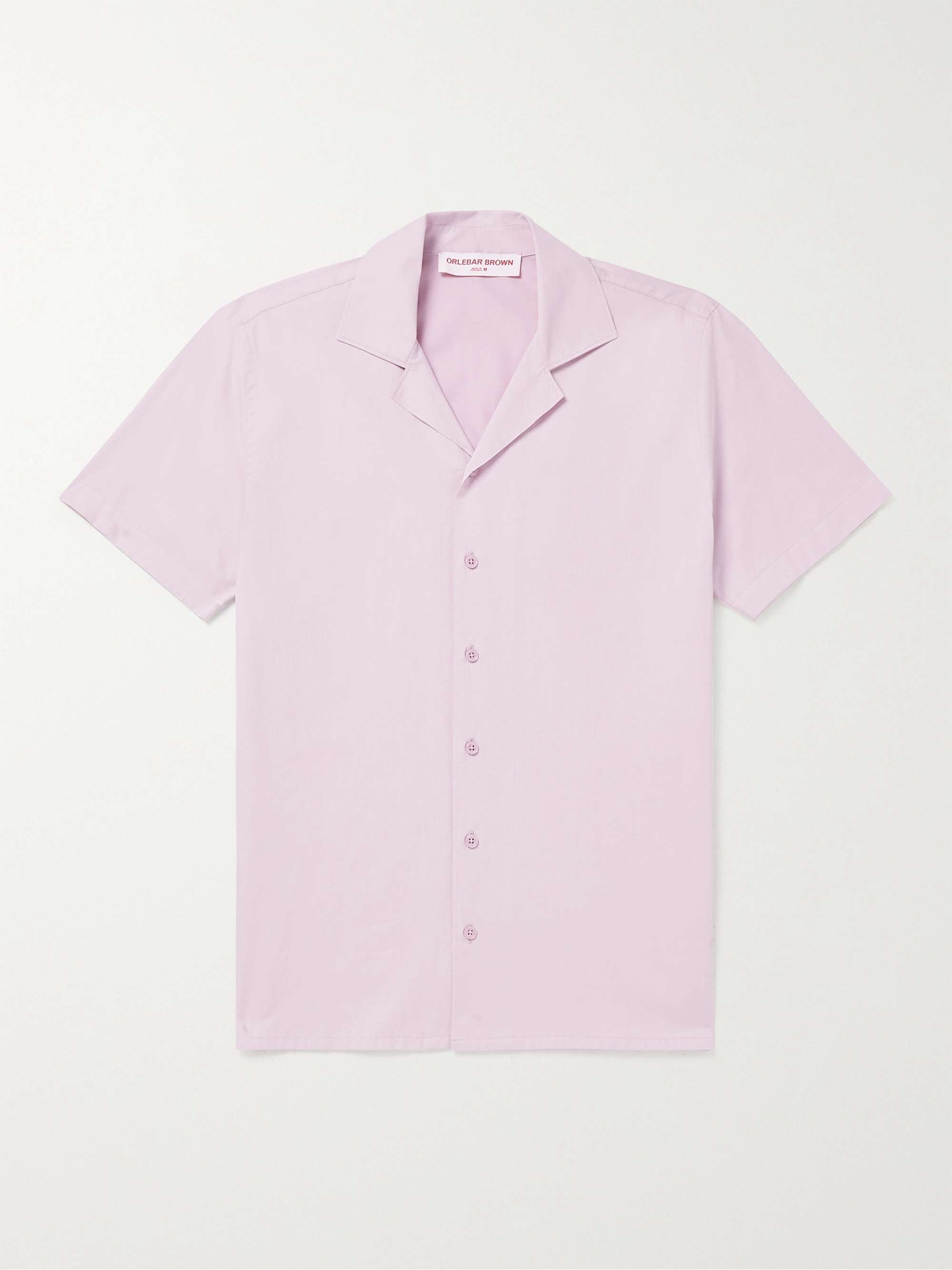 ORLEBAR BROWN Travis Slim-Fit Camp-Collar Cotton-Blend Shirt